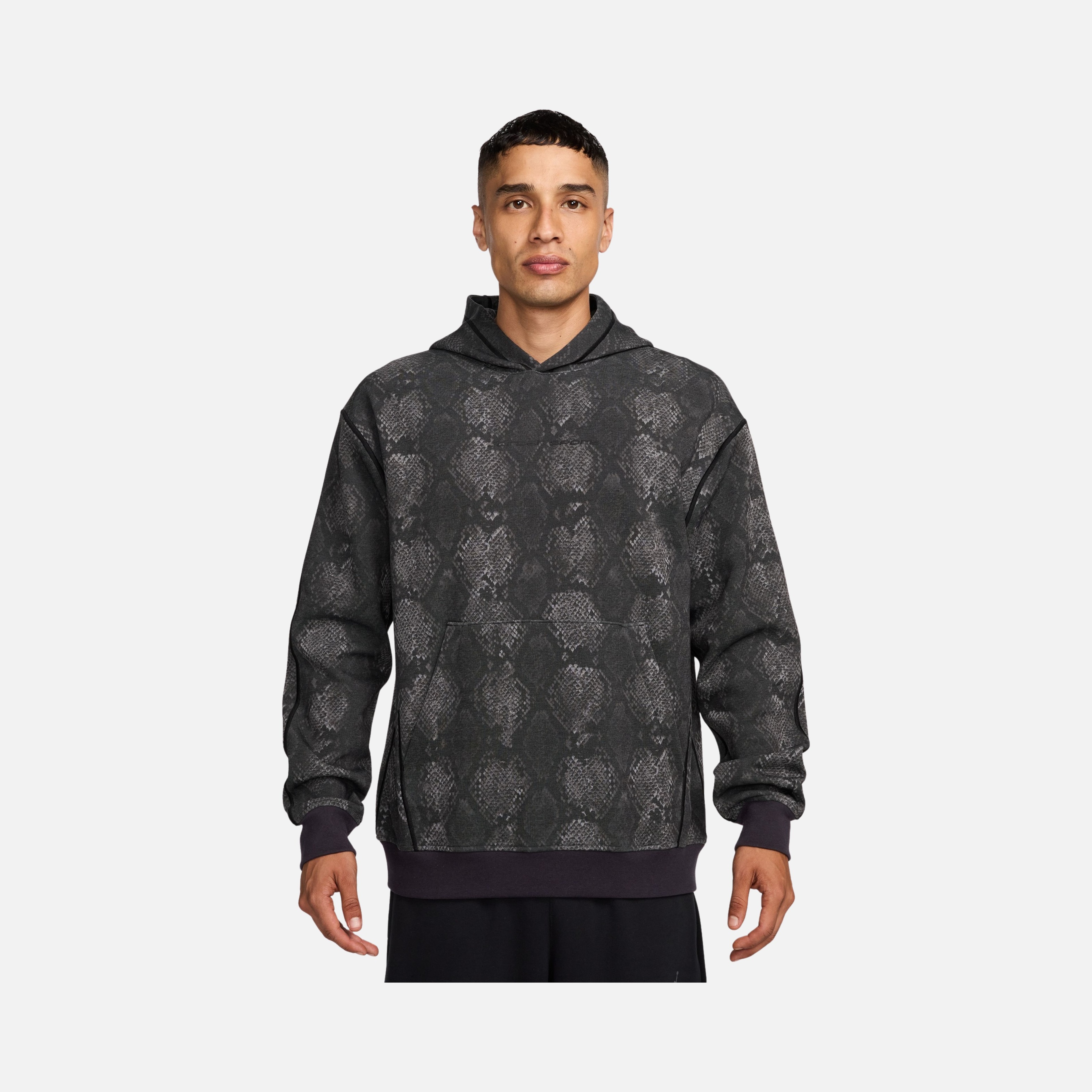 Nike Michael Jordan Dri-Fit Sport HP Fleece All Over Printed Hooded Erkek Sweatshirt