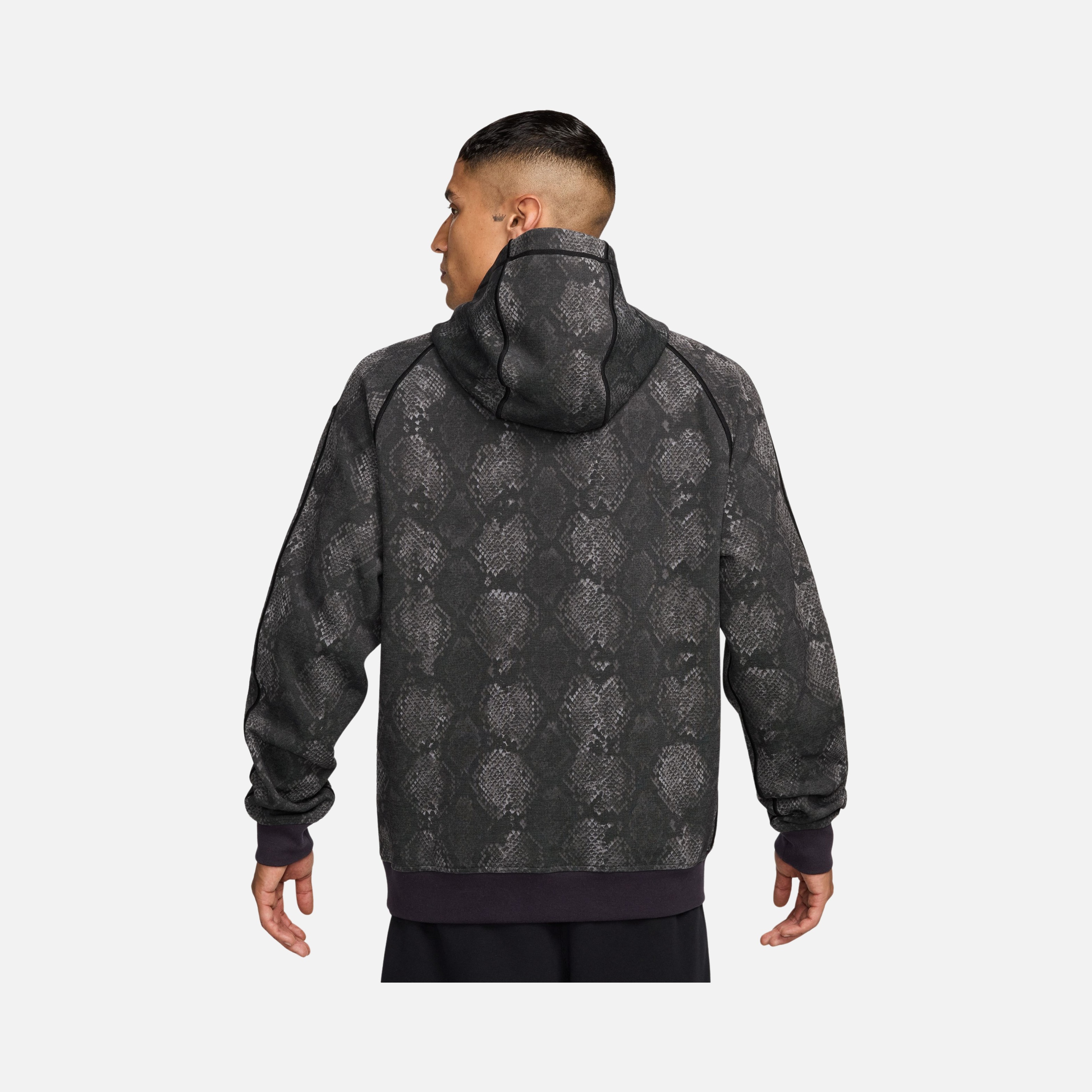 Nike Michael Jordan Dri-Fit Sport HP Fleece All Over Printed Hooded Erkek Sweatshirt