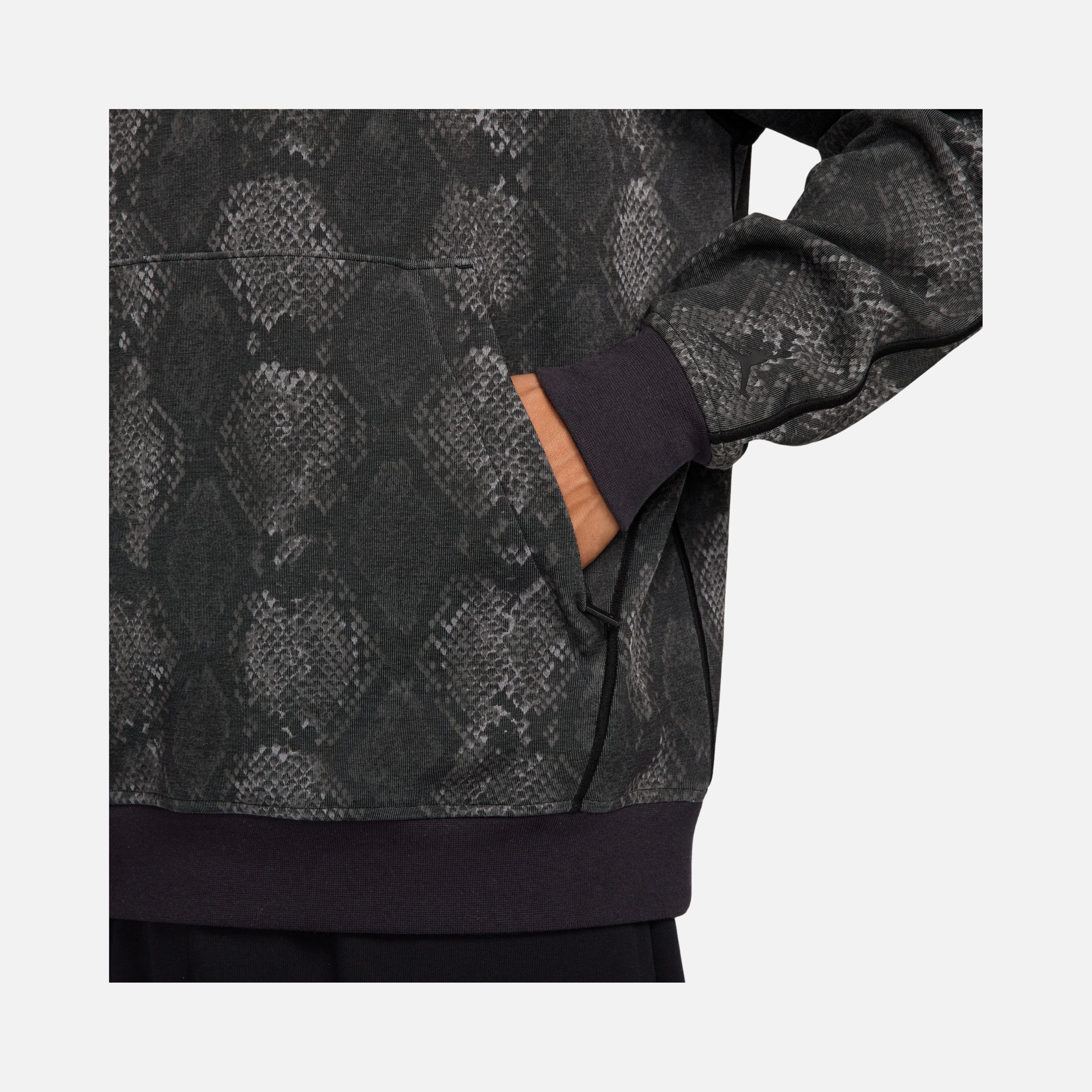 Nike Michael Jordan Dri-Fit Sport HP Fleece All Over Printed Hooded Erkek Sweatshirt