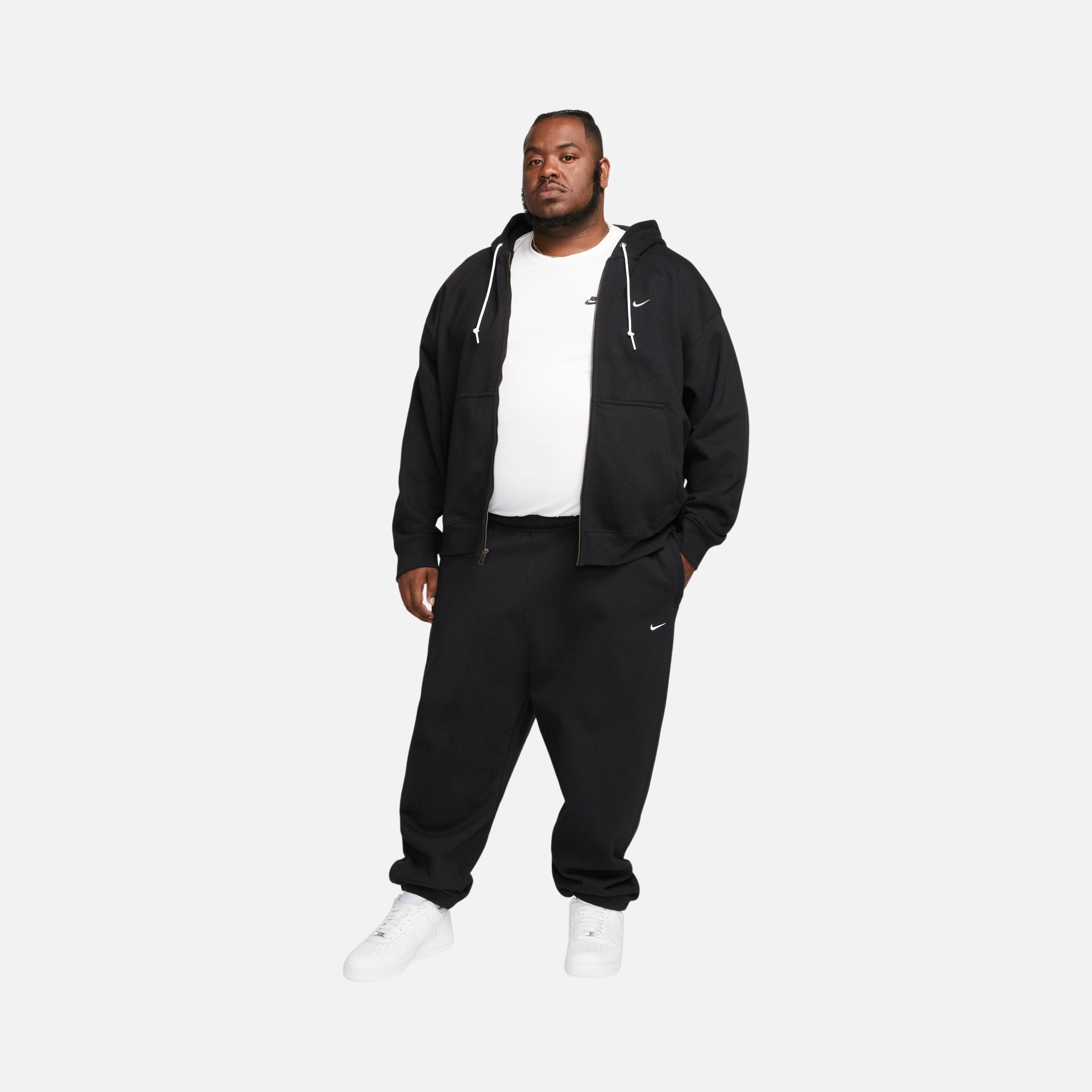 Nike Sportswear Solo Swoosh Fleece Wide Cut Erkek Eşofman Altı