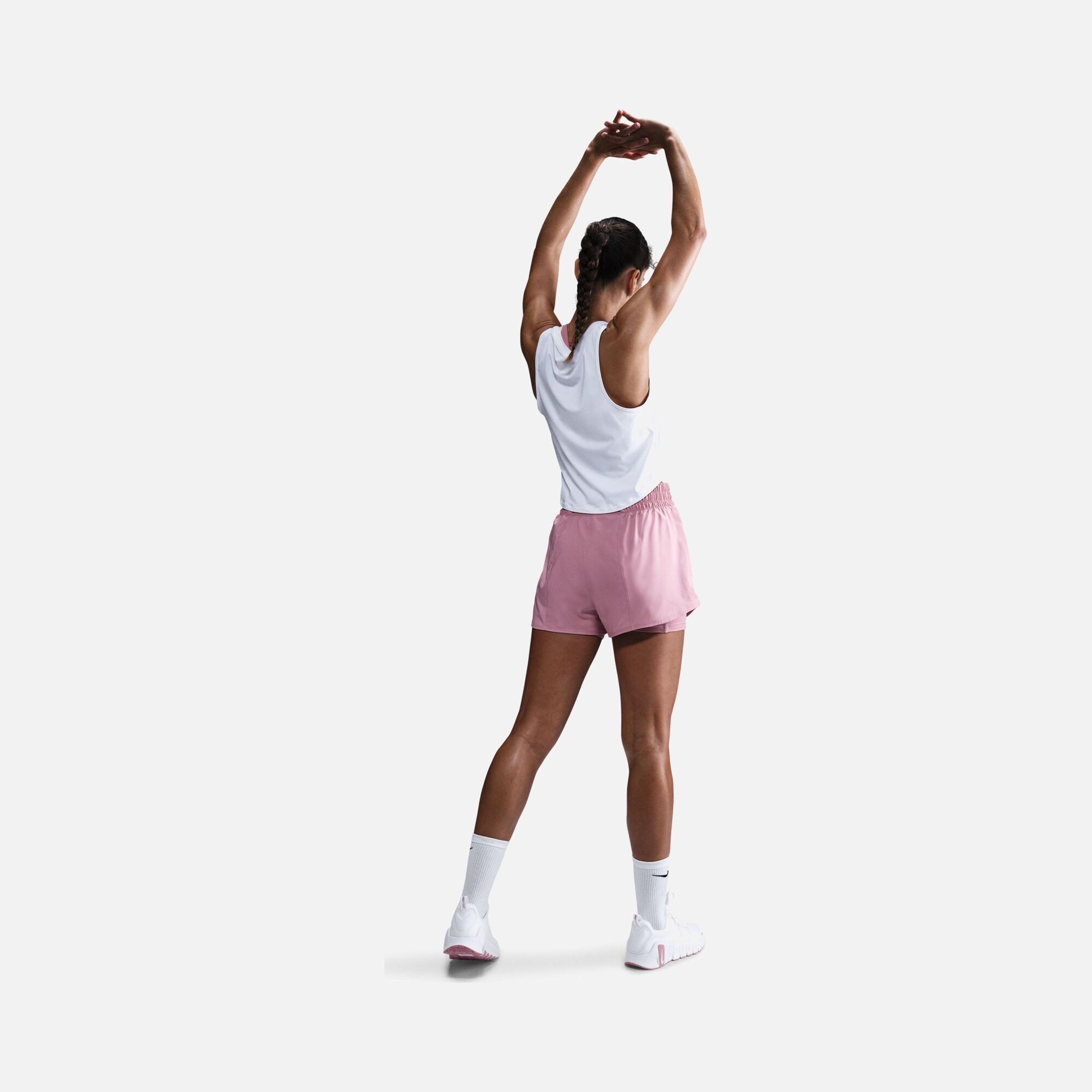 Nike Dri-Fit One High-Waisted 3" 2-in-1 Training Kadın Şort