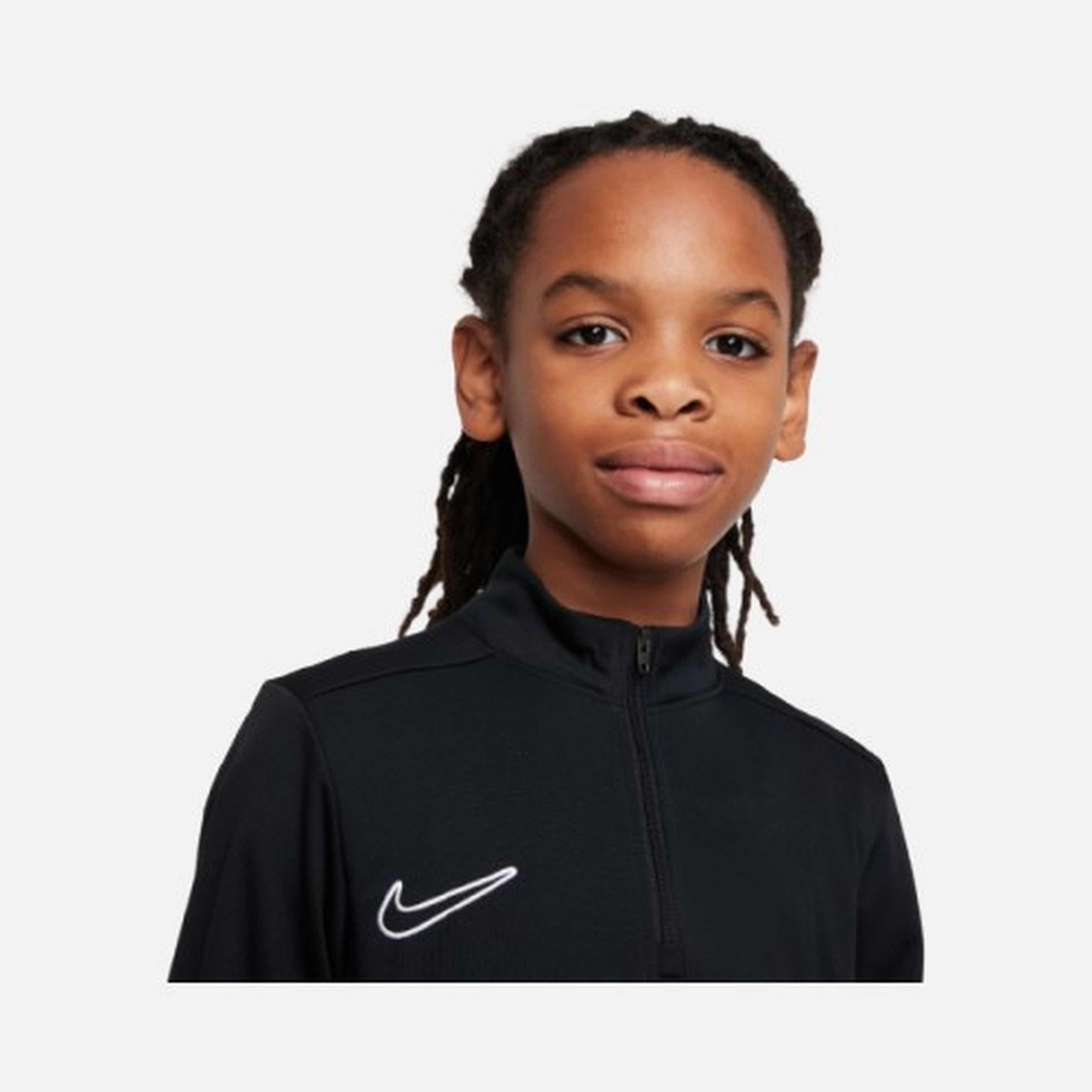 Nike Academy 25 Dri-Fit Long-Sleeve 1/4-Zip Football Training Drill Long-Sleeve Çocuk Tişört