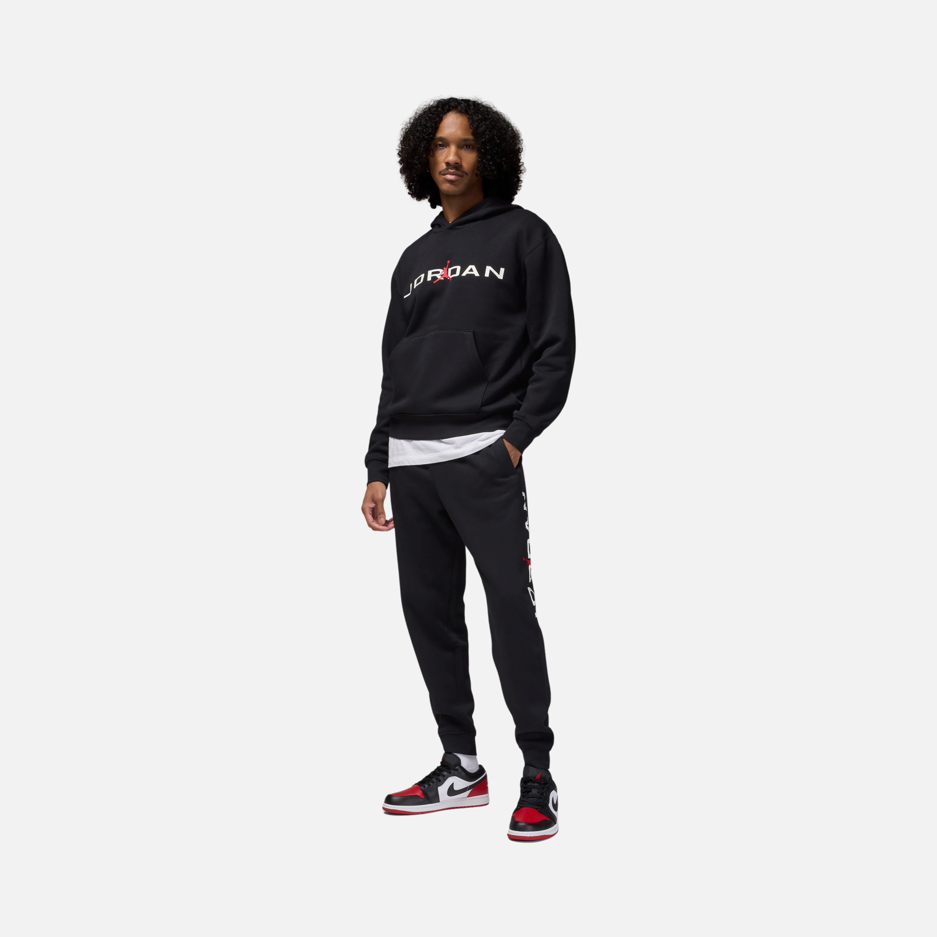 Nike Jordan Essentials Jordan Air Stretch Fleece Hooded Erkek Sweatshirt