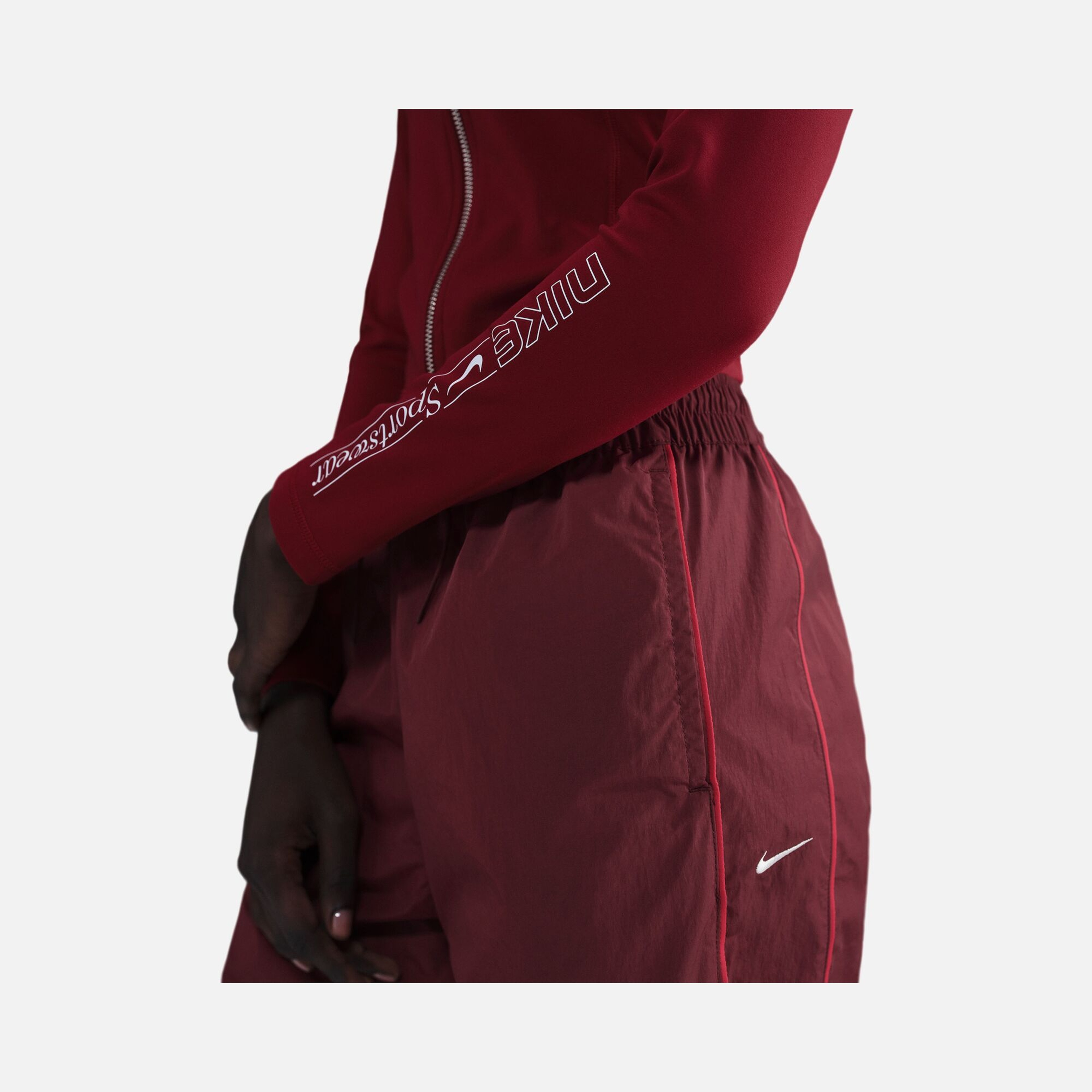 Nike Sportswear Windrunner High-Waisted Woven Open-Hem Kadın Eşofman Altı