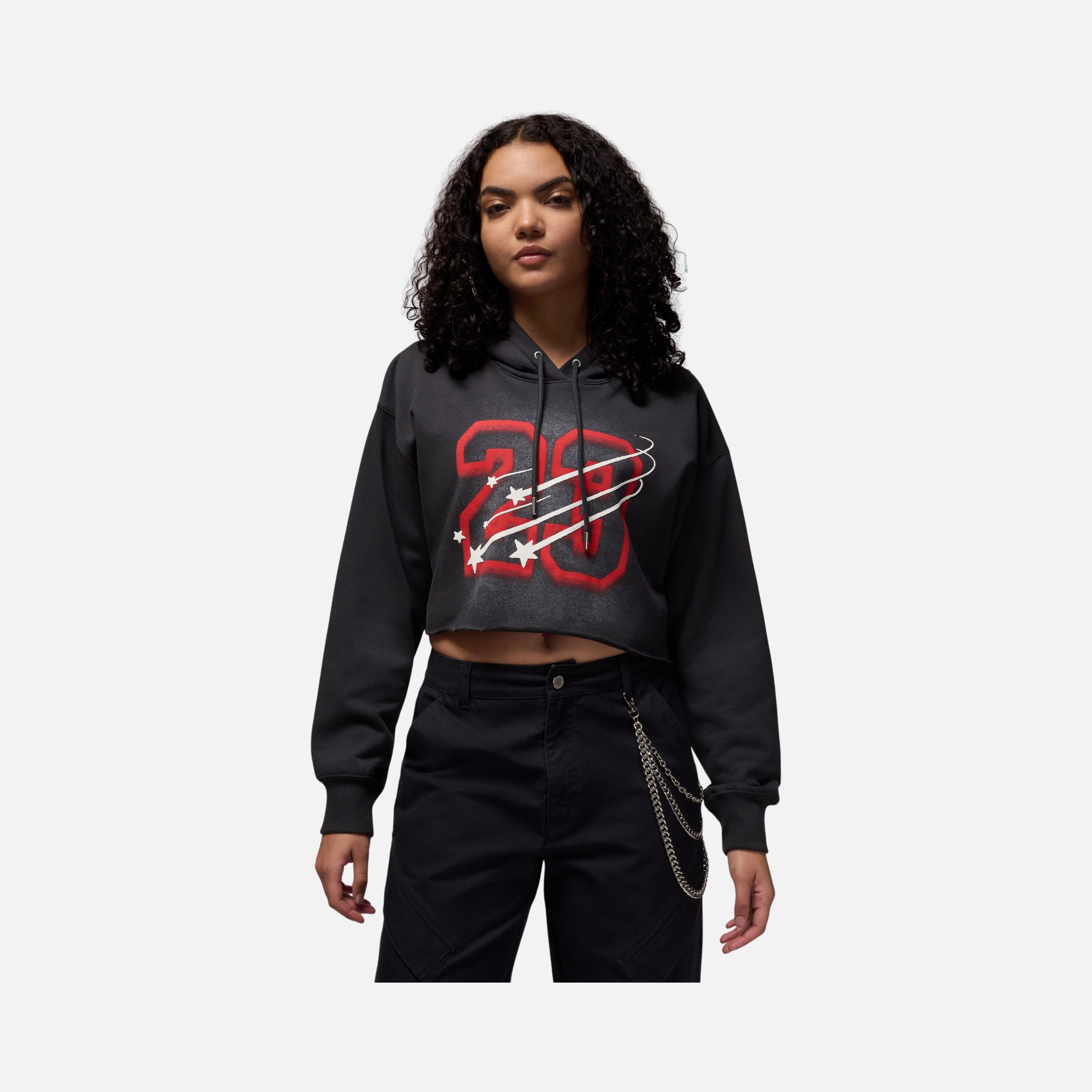 Nike Michael Jordan Flight Graphics 40 Fleece Pullover Hooded Kadın Sweatshirt