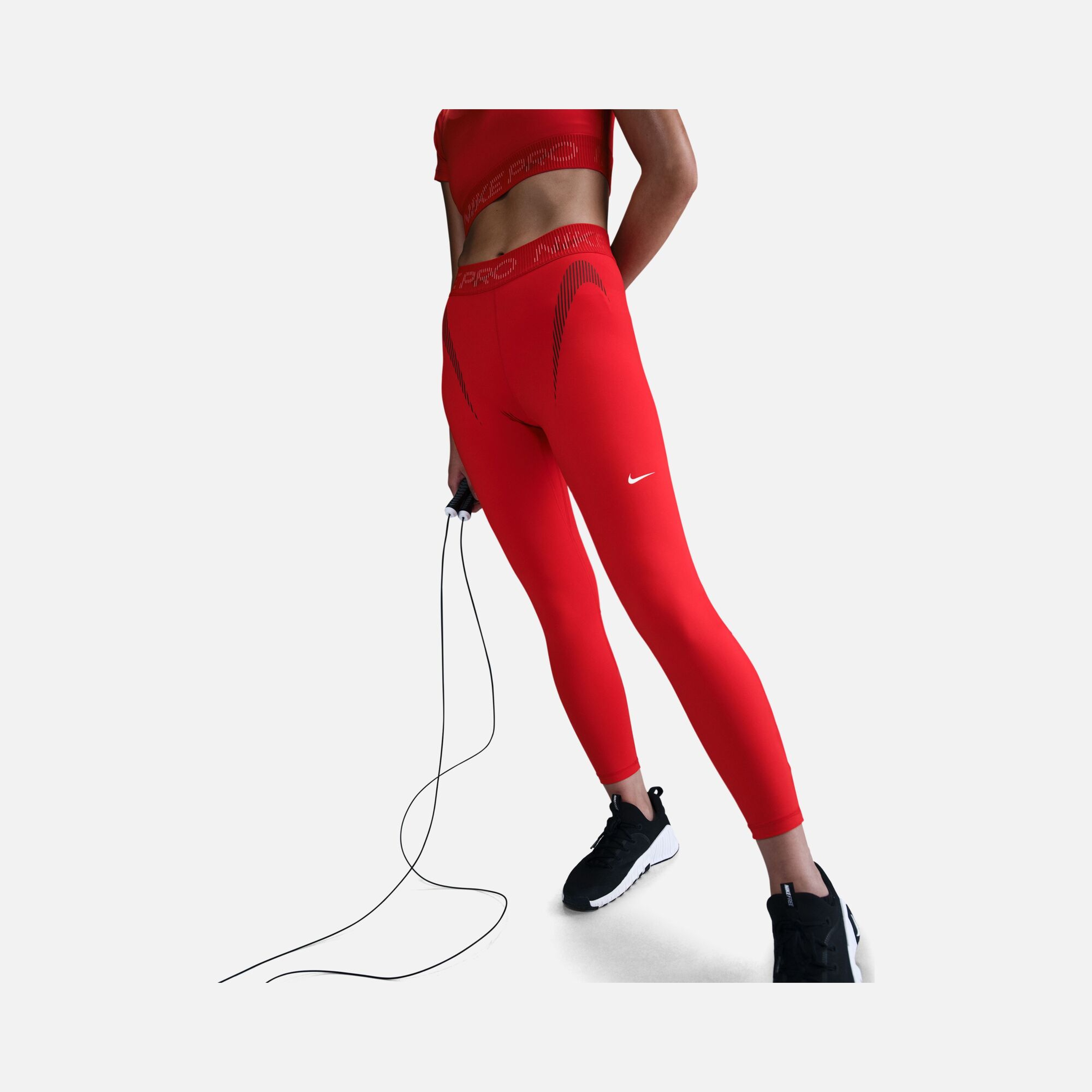 Nike Pro Mid-Rise 7/8 Graphic Training Kadın Tayt