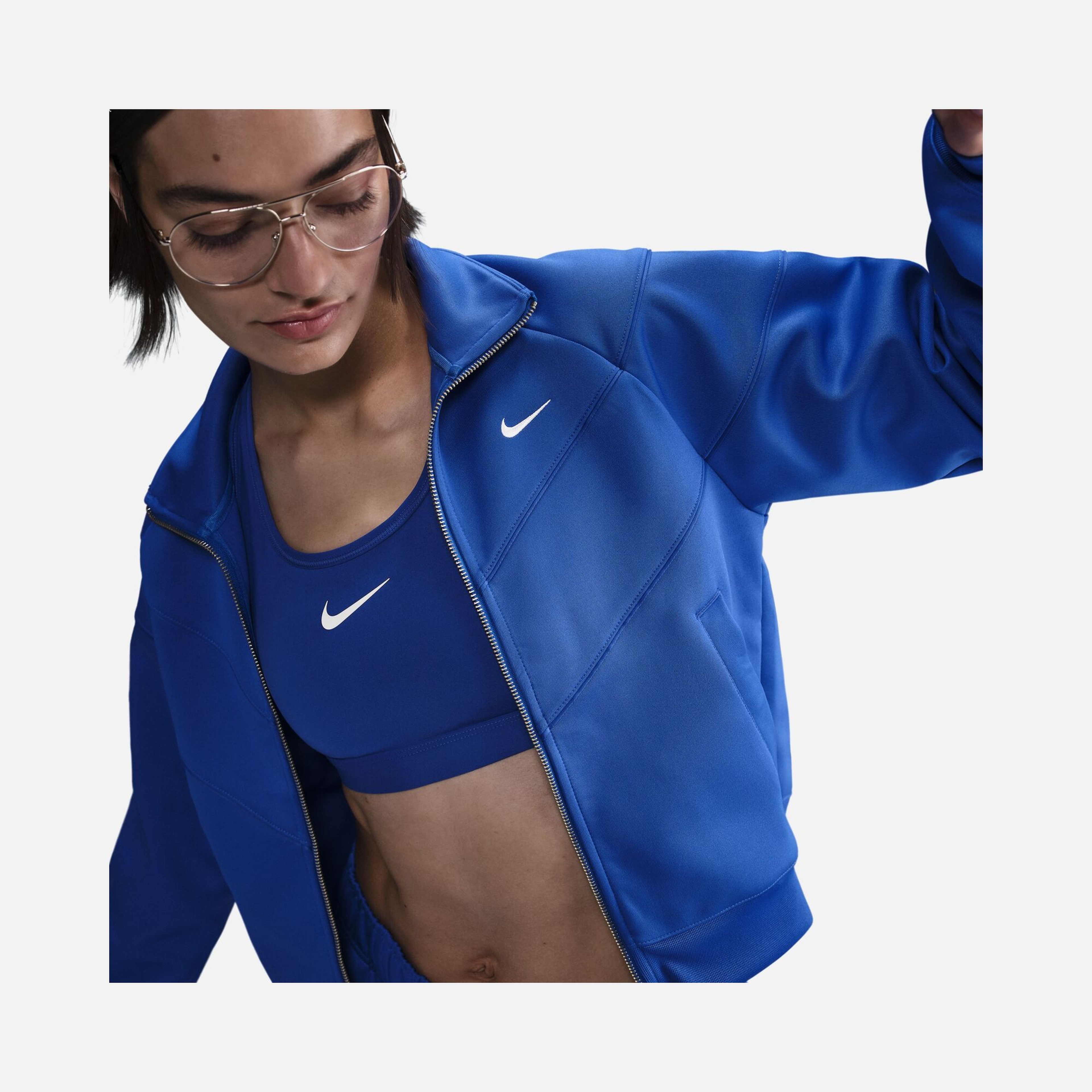 Nike Sportswear Essentials Windrunner Poly Knit Full-Zip Kadın Ceket