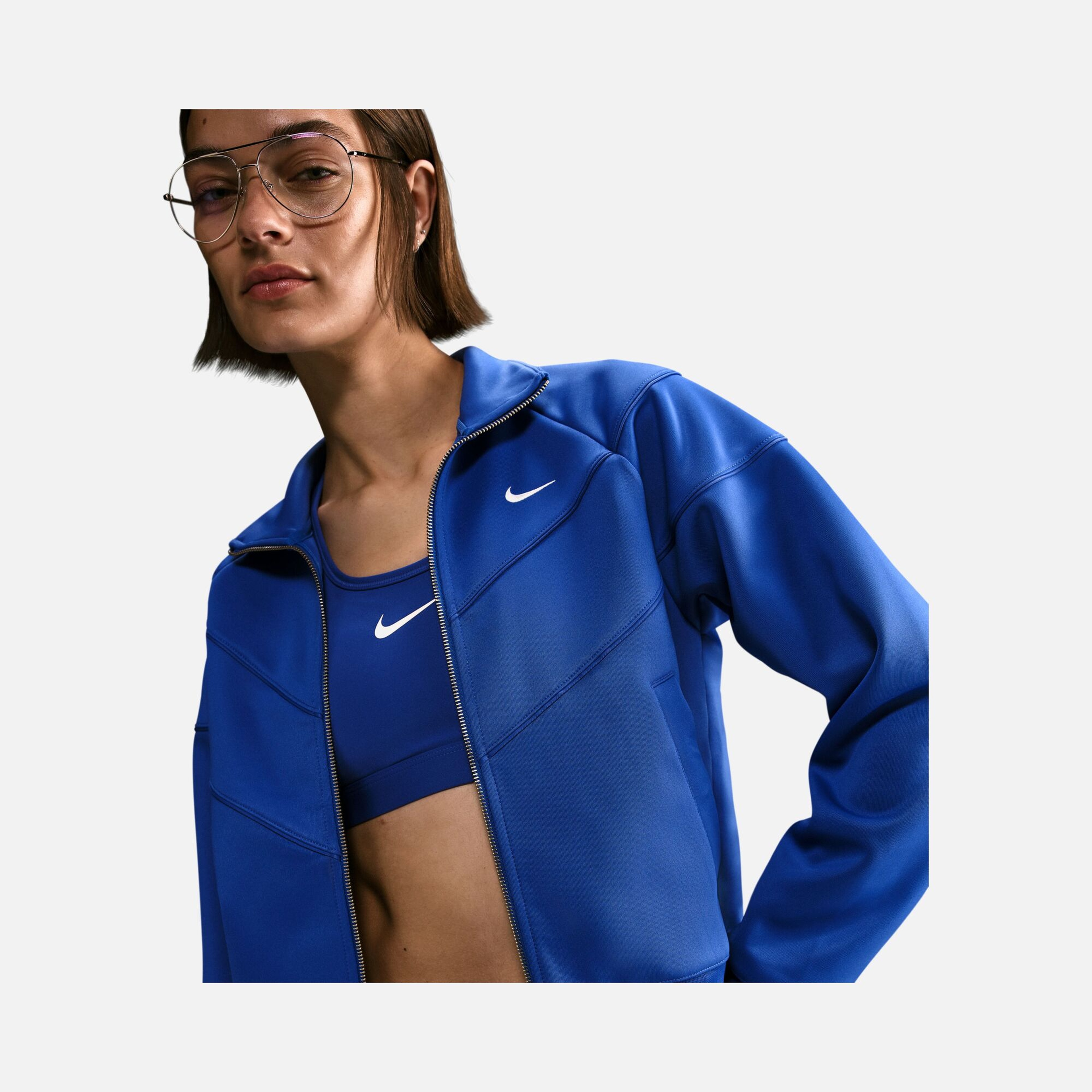 Nike Sportswear Essentials Windrunner Poly Knit Full-Zip Kadın Ceket