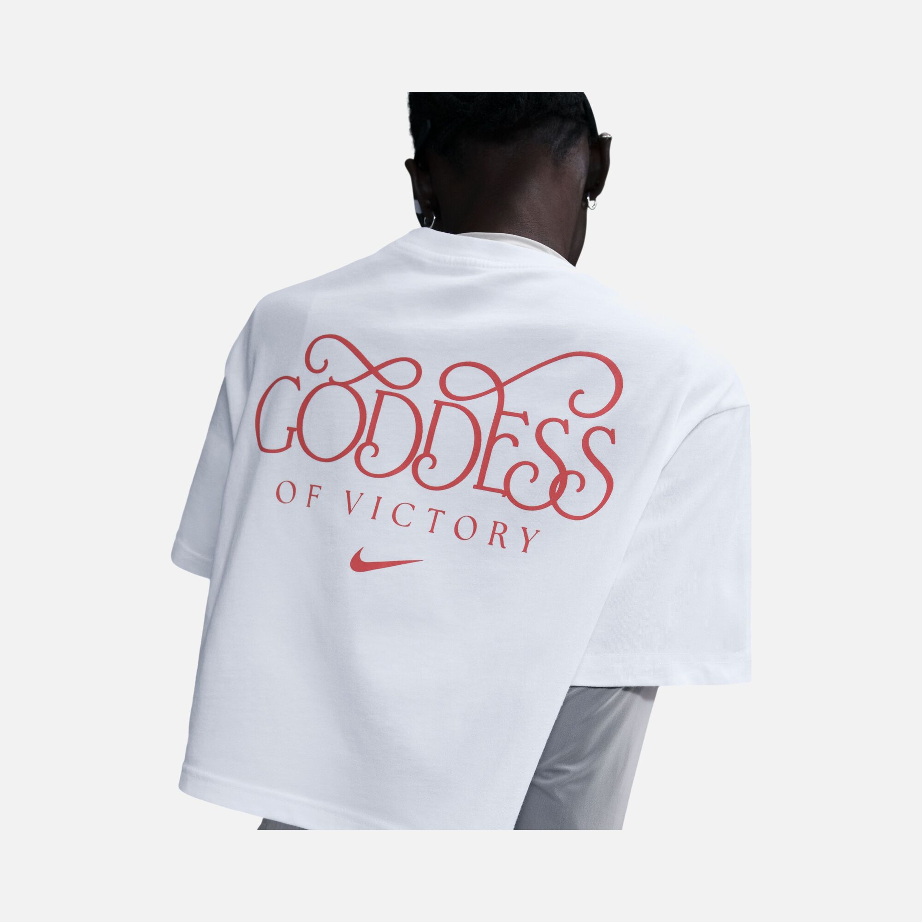 Nike Sportswear Goddess of Victory Cropped Graphic Short-Sleeve Kadın Tişört
