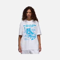 Nike Jordan Brand Sneaker Graphic Oversized Short-Sleeve Kadın Tişört