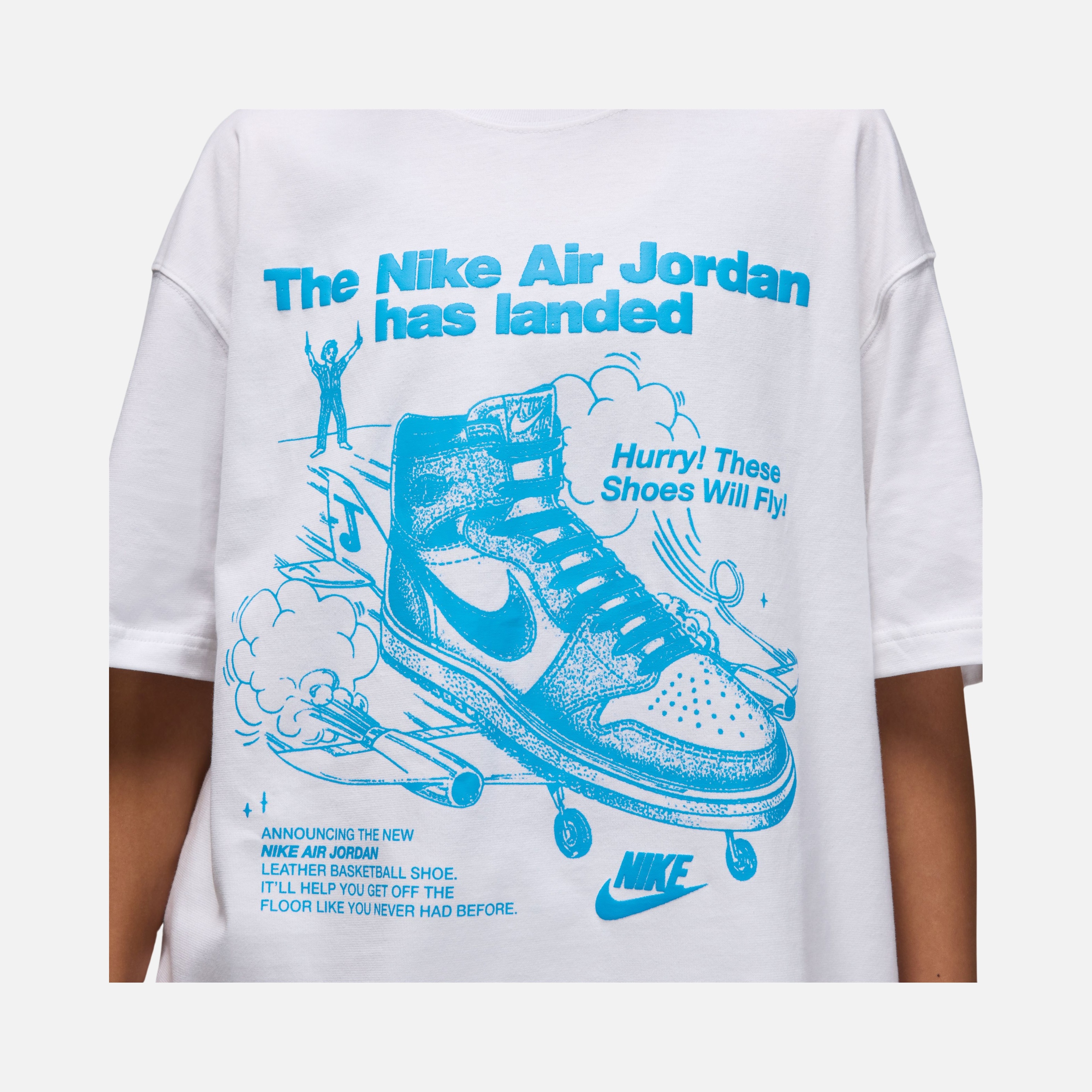 Nike Jordan Brand Sneaker Graphic Oversized Short-Sleeve Kadın Tişört