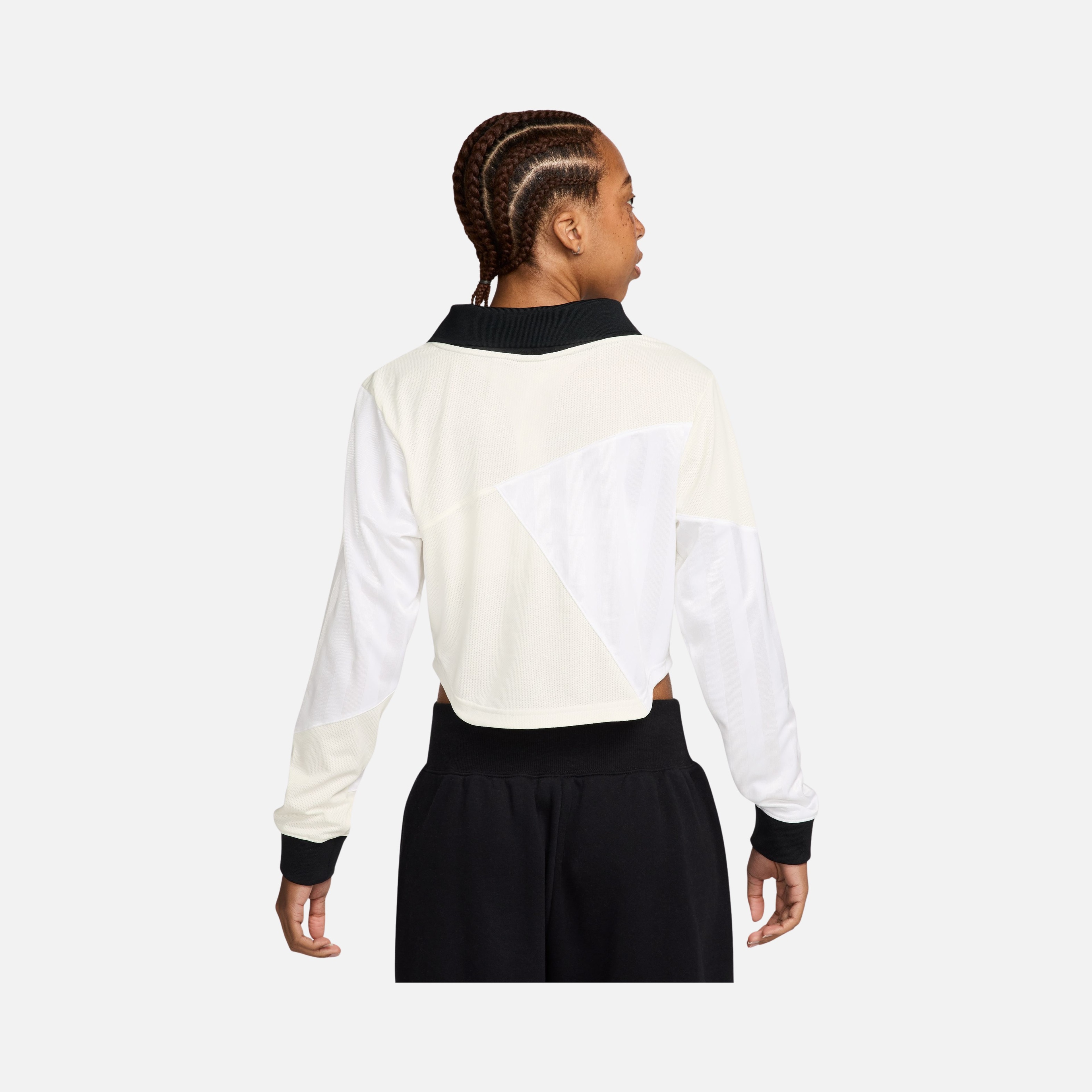 Nike Sportswear Street Cropped Long-Sleeve Kadın Tişört