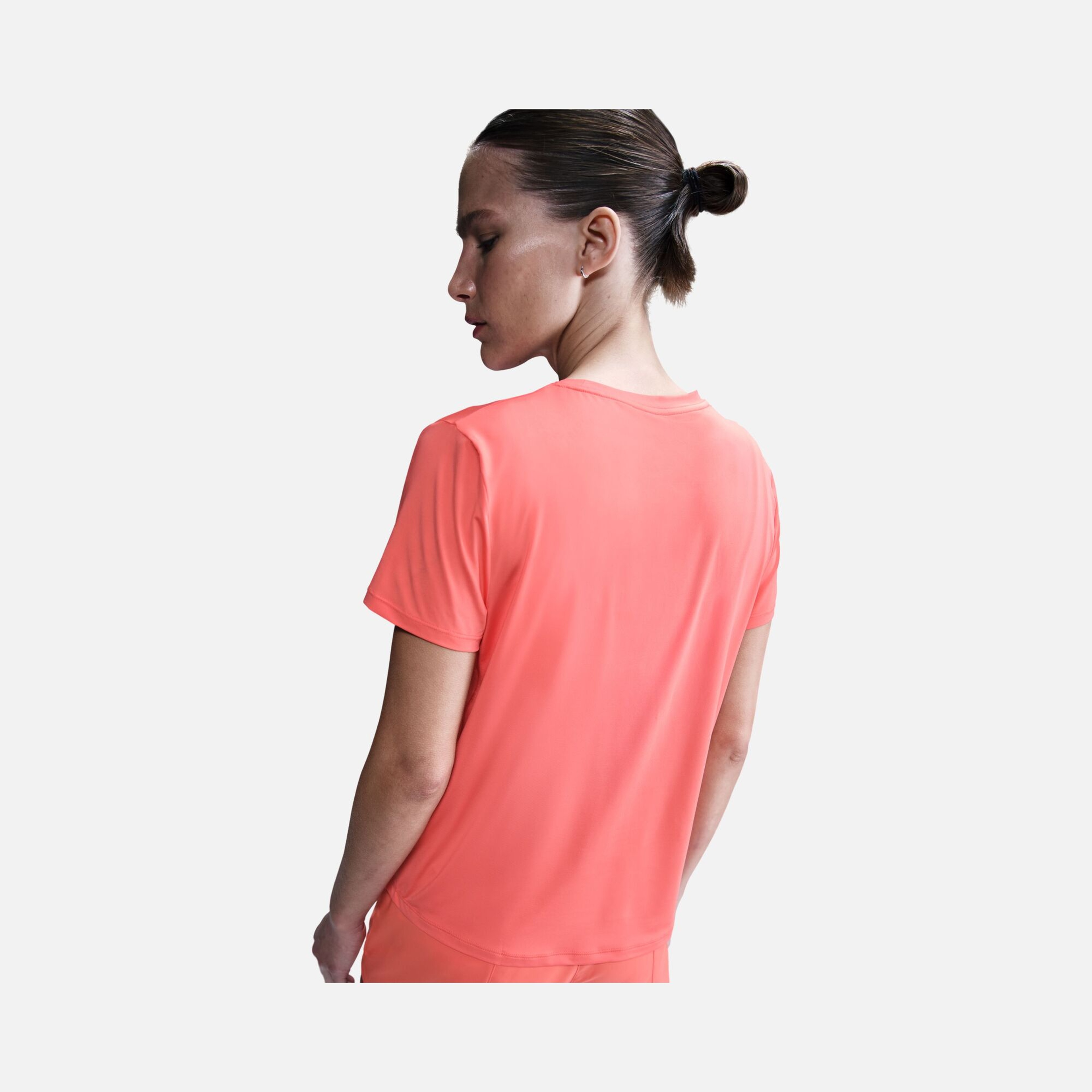 Nike One a New Swoosh Logo Dri-Fit Running Short-Sleeve Kadın Tişört