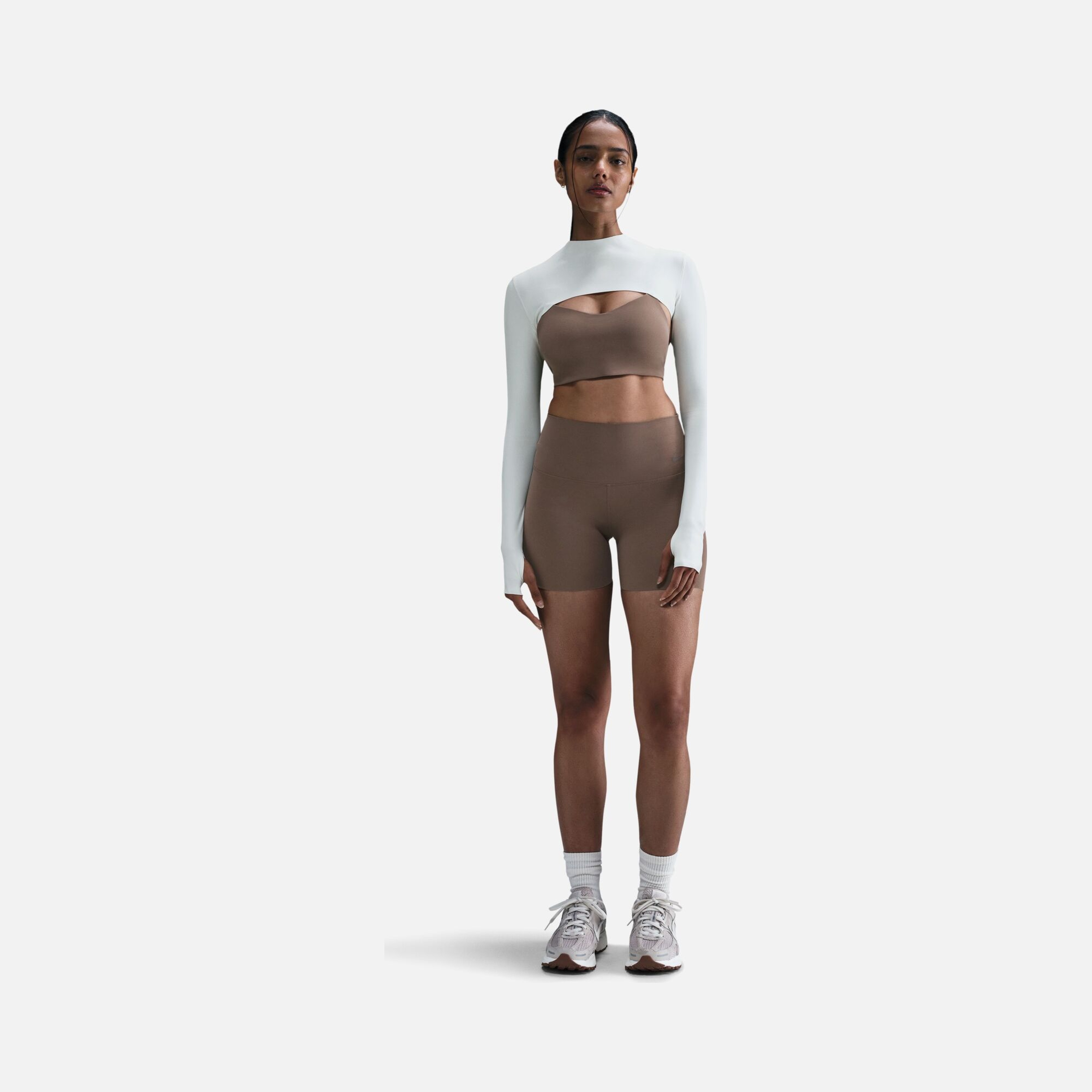 Nike Zenvy Dri-Fit Shrug Training Long-Sleeve Kadın Tişört