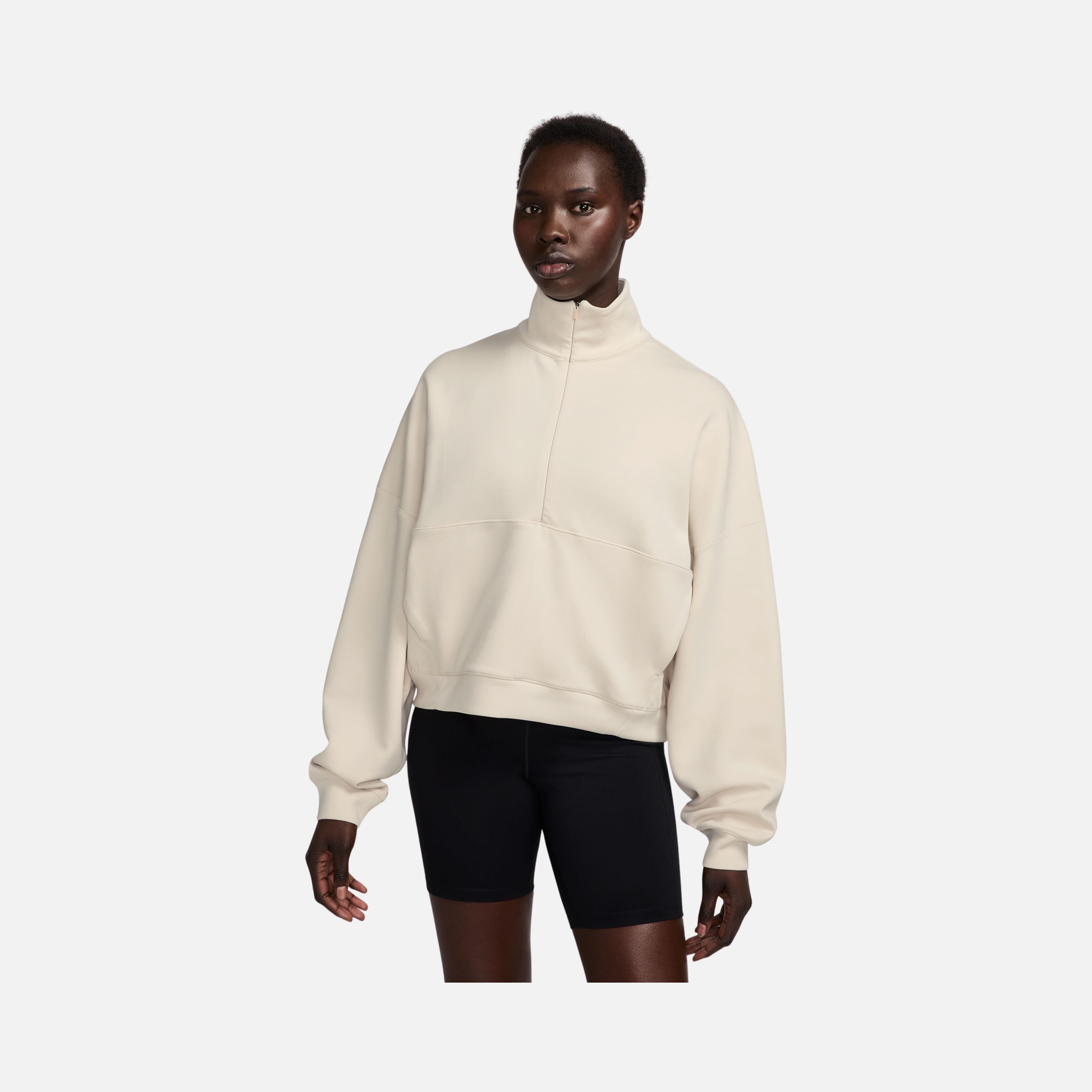 Nike 24.7 Dri-Fit Half-Zip Soft Knit Training Kadın Sweatshirt