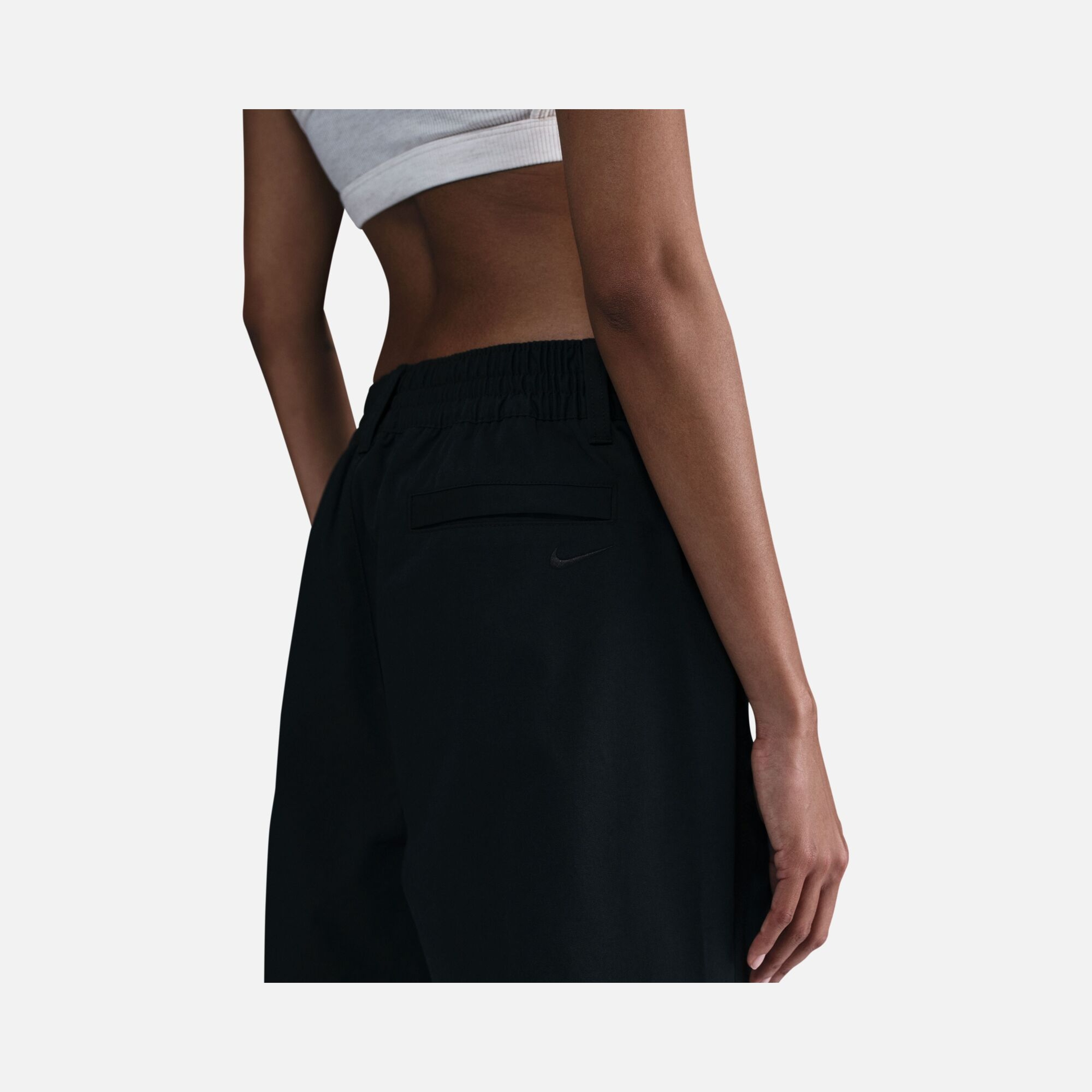 Nike Sportswear Collection Twill Woven Fabric Snap Legs Kadın Pantolon