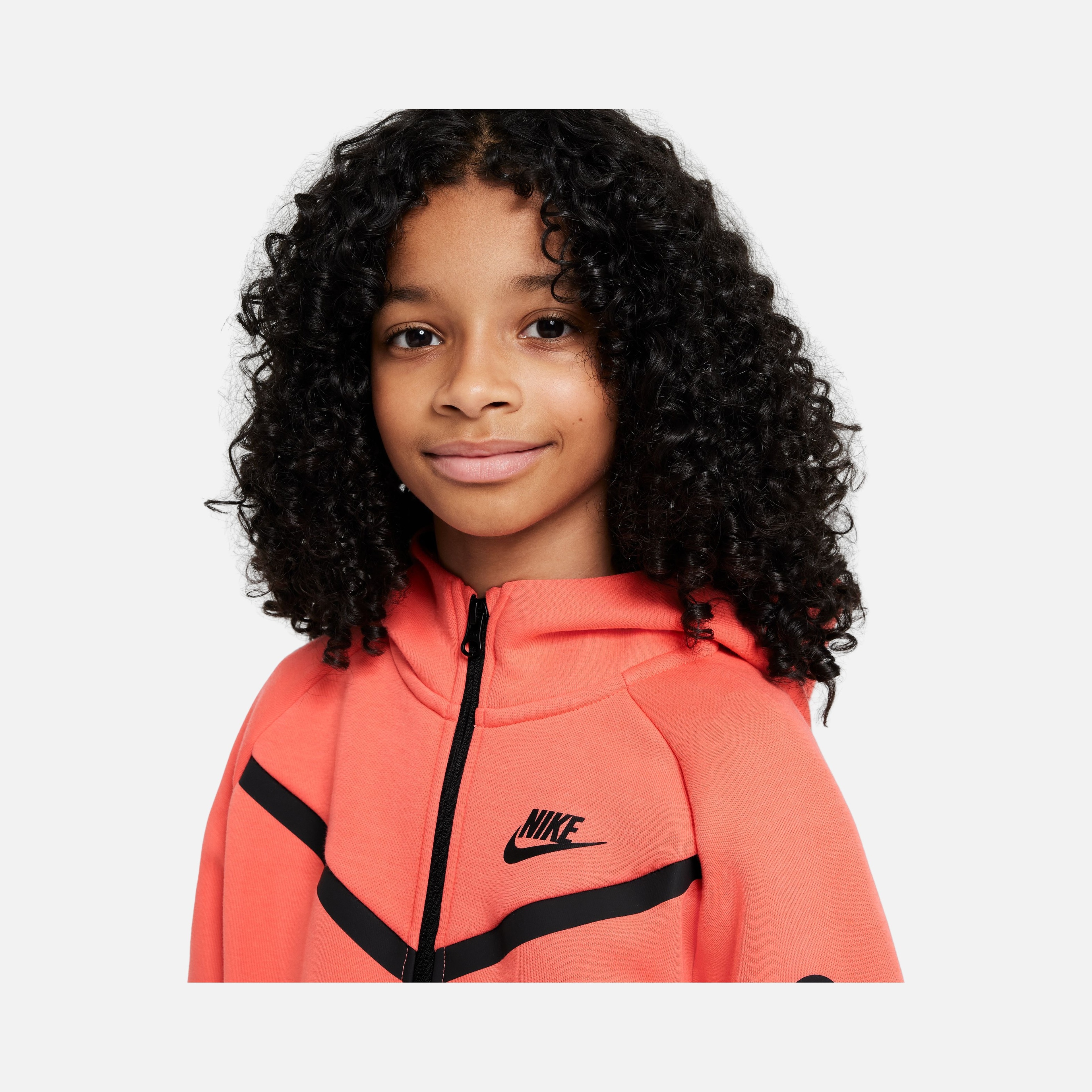 Nike Sportswear Tech Fleece SS25 Full-Zip Hoodie (Girls') Çocuk Sweatshirt
