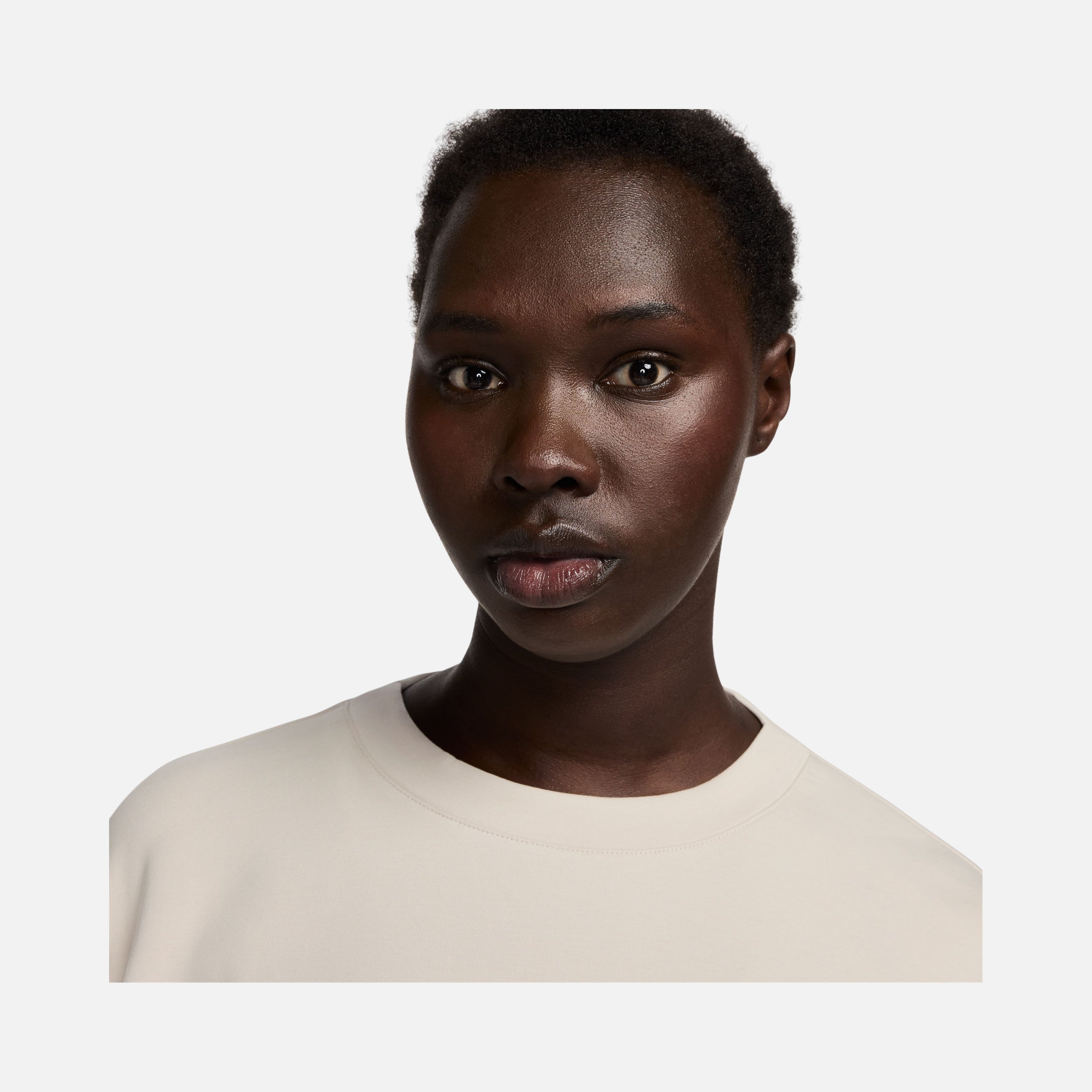 Nike 24.7 Dri-Fit Soft Knit Extra Loose Cut Crew Training Kadın Sweatshirt