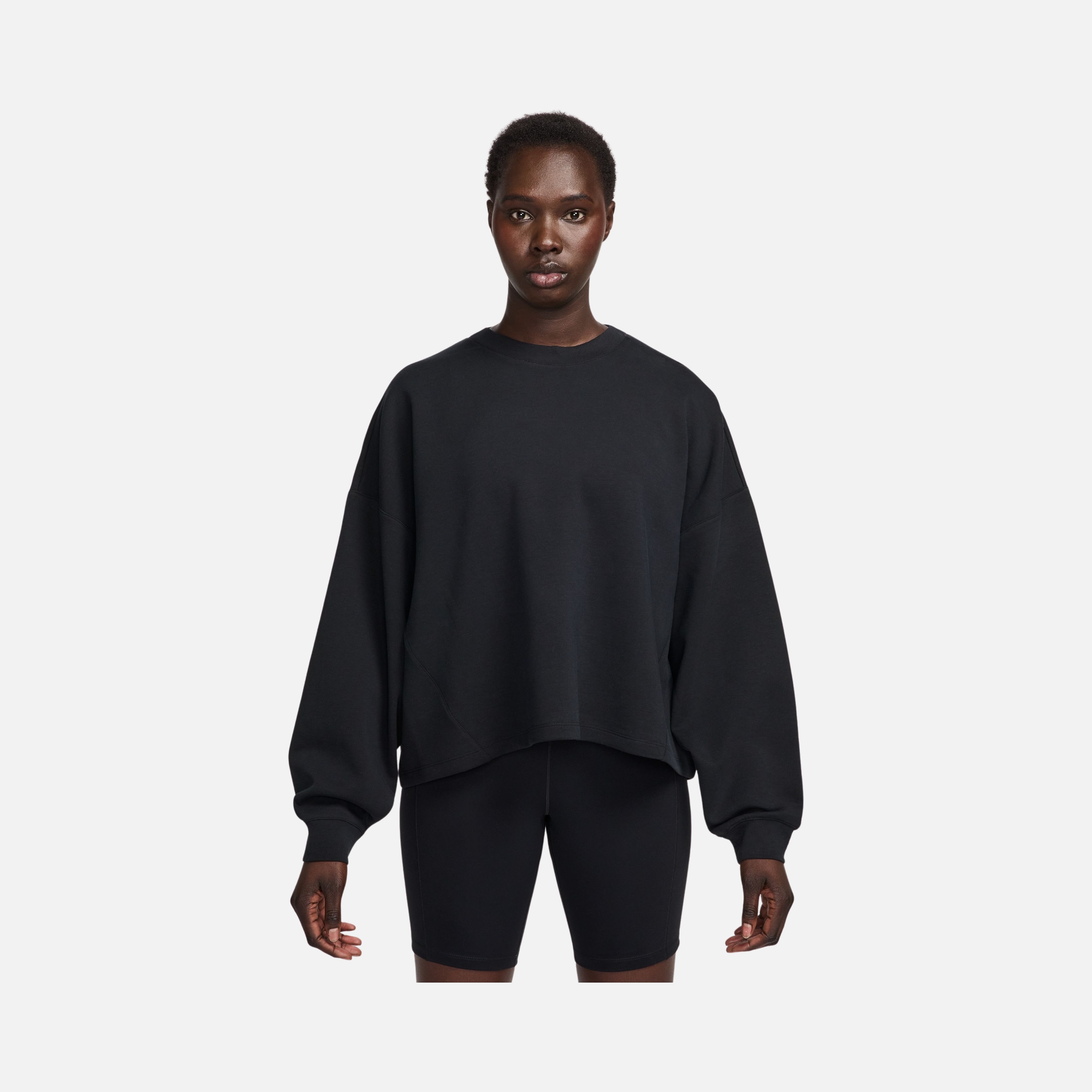 Nike 24.7 Dri-Fit Soft Knit Extra Loose Cut Crew Training Kadın Sweatshirt