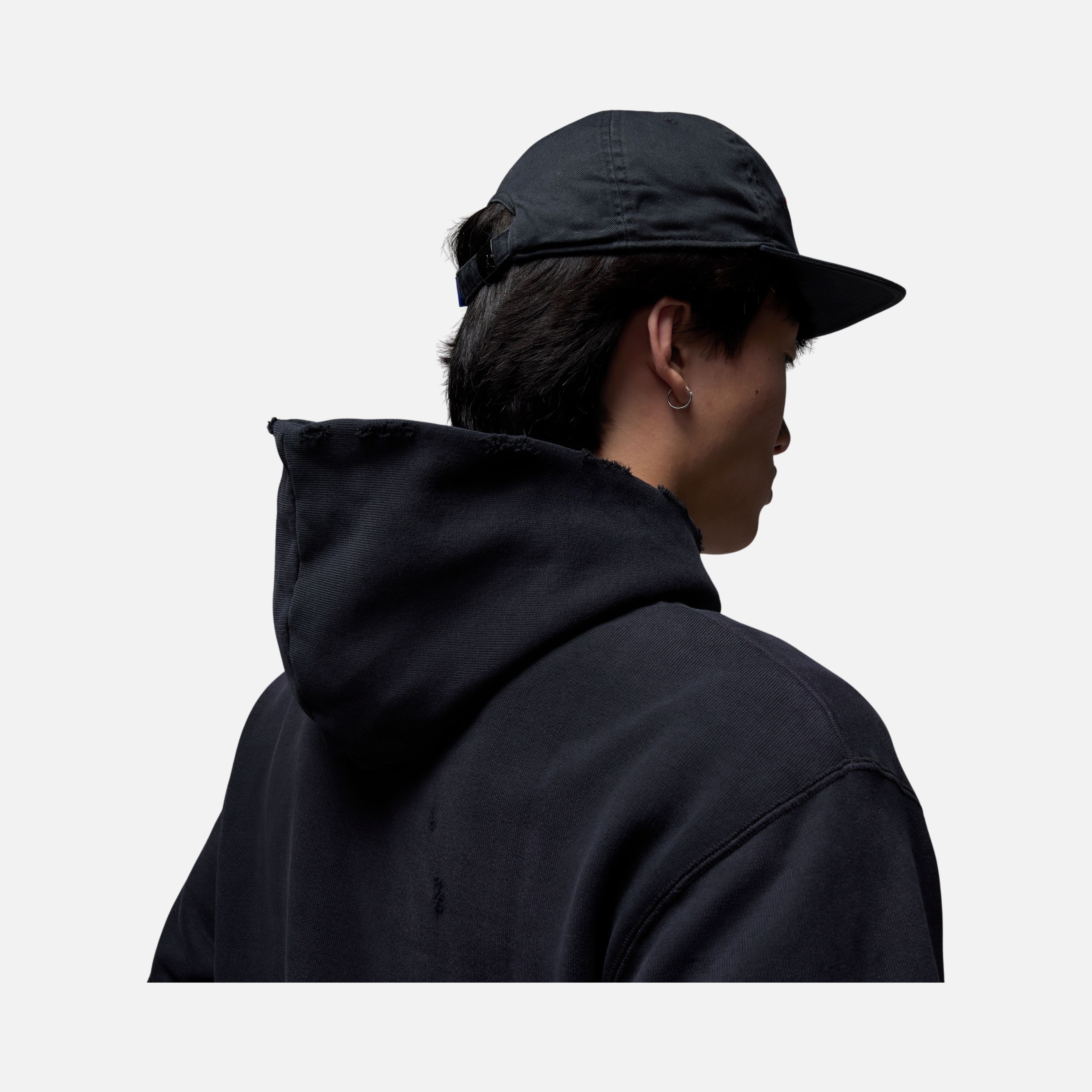 Nike Michael Jordan Rare Air Washed Fabric Fleece Pullover Basketball Hooded Erkek Sweatshirt