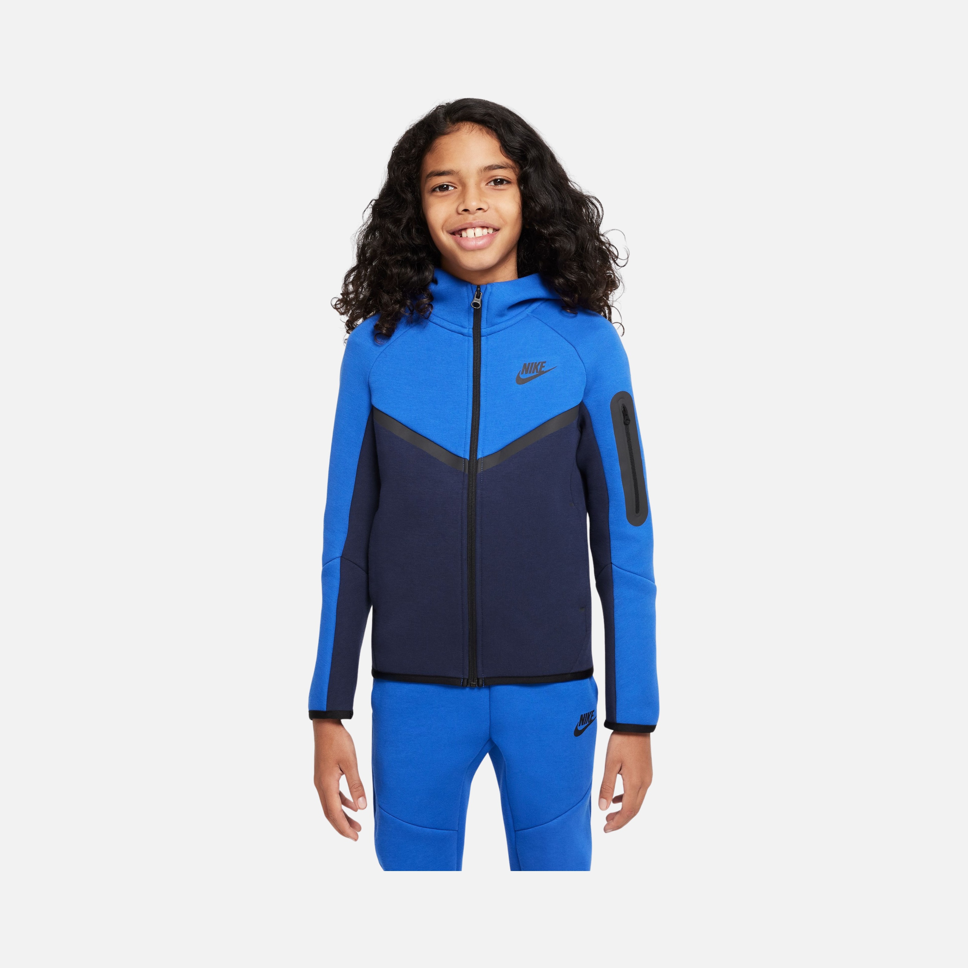 Nike Sportswear Smooth Tech Fleece Full-Zip Hooded Çocuk Ceket