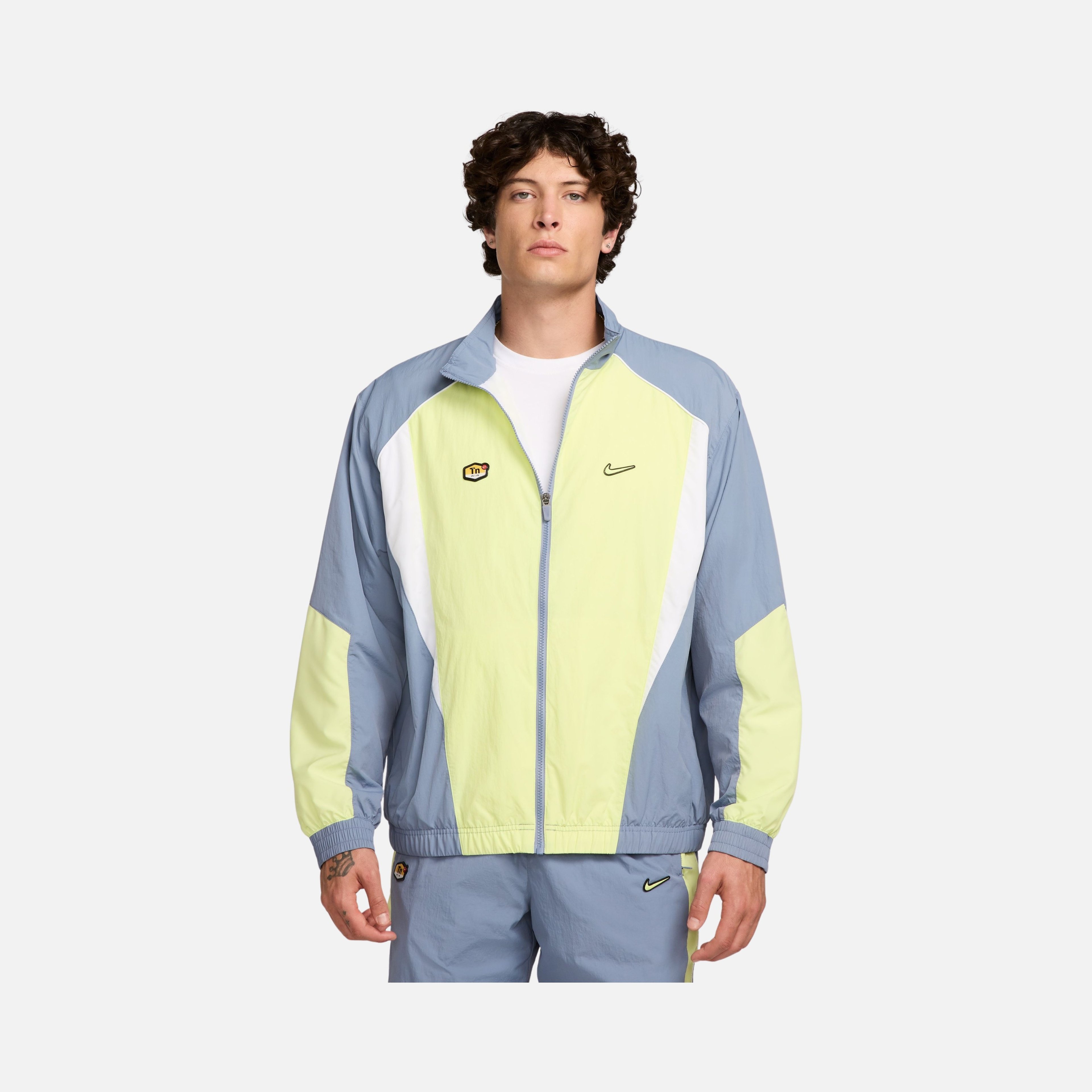 Nike Sportswear Tuned Air Woven Fabric Colorblock Full-Zip Erkek Ceket