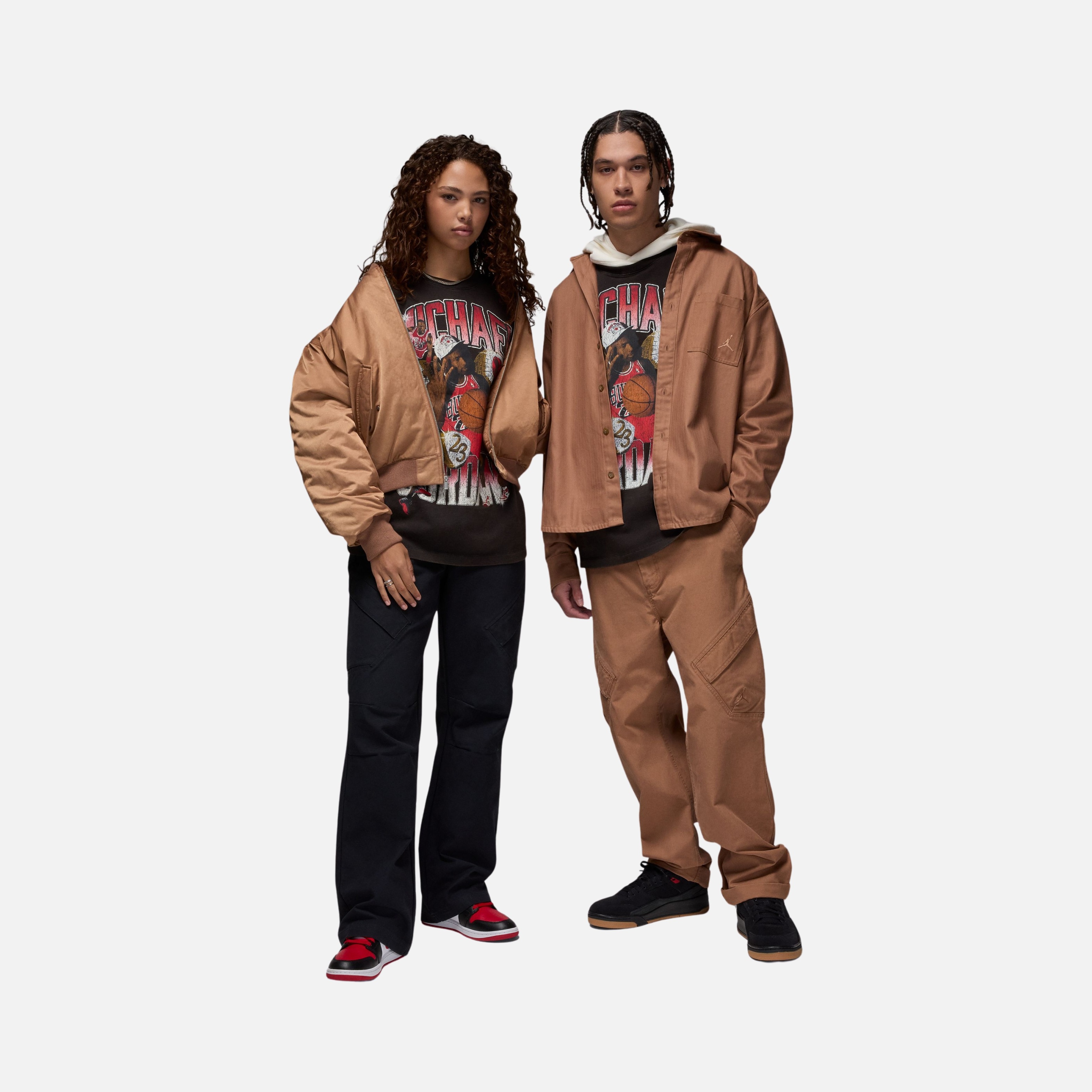 Nike Michael Jordan Flight Essentials '' Vintage Inspired Graphics'' Oversized Short-Sleeve Erkek Tişört