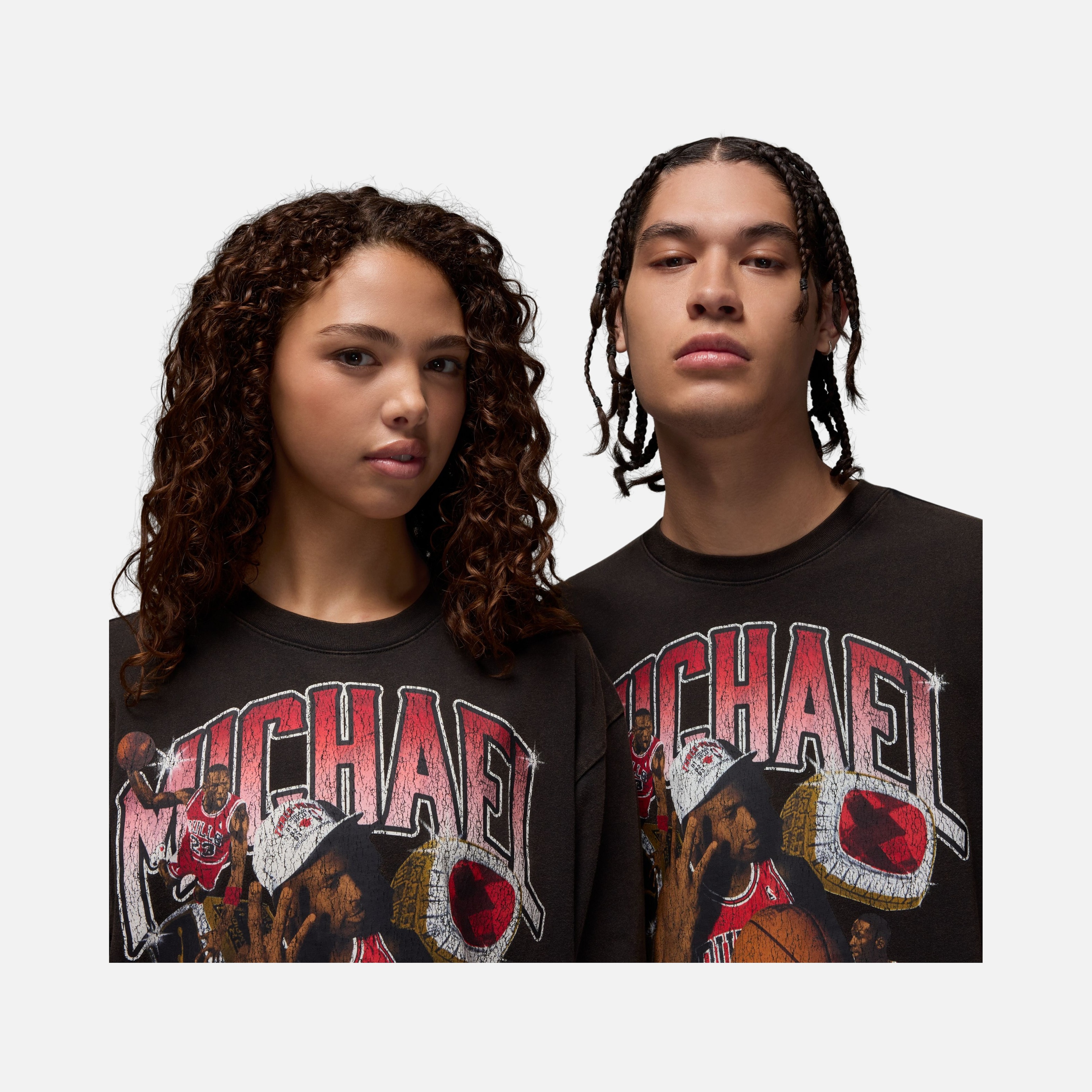 Nike Michael Jordan Flight Essentials '' Vintage Inspired Graphics'' Oversized Short-Sleeve Erkek Tişört