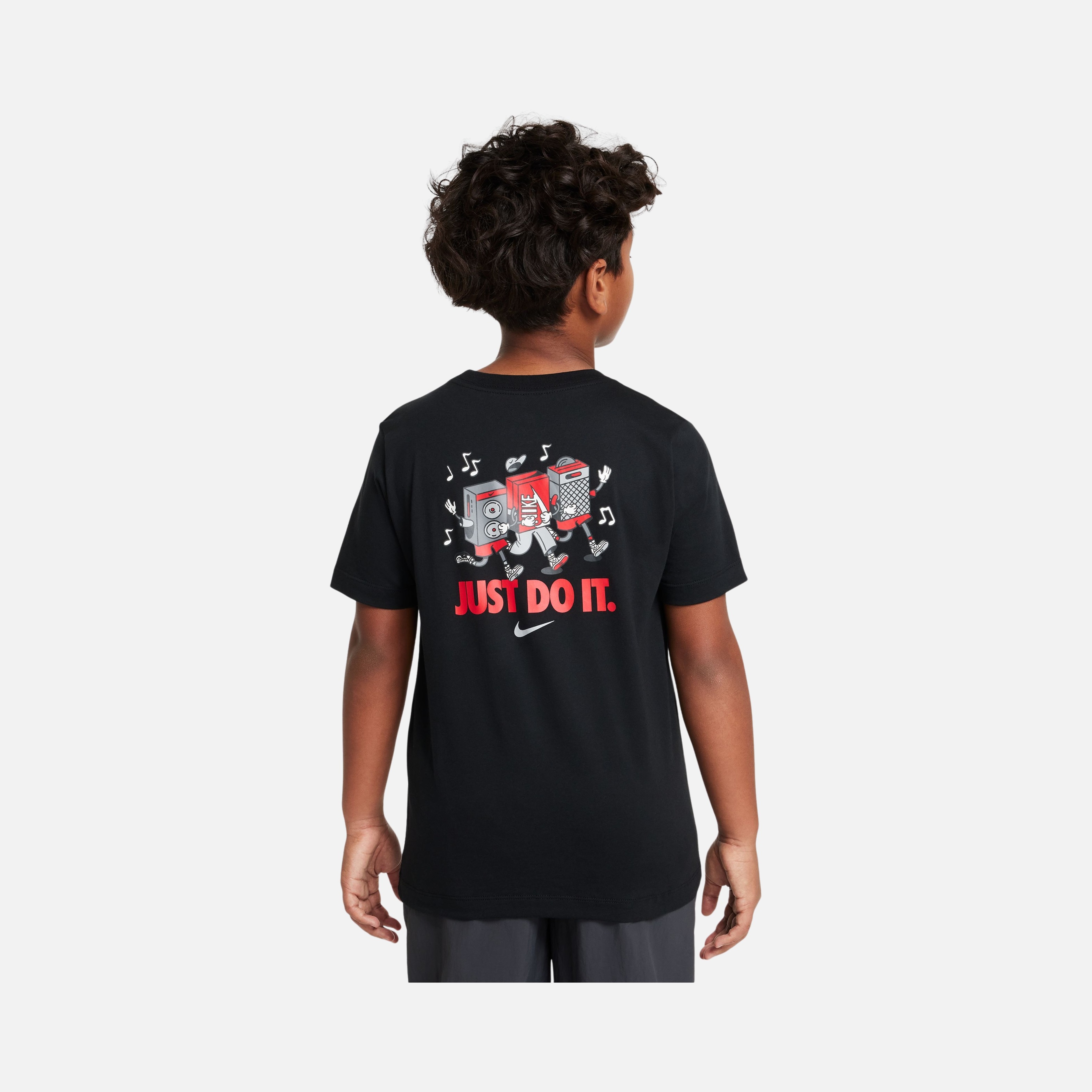 Nike Sportswear Boxy 1 Just Do It Music Graphic Short-Sleeve (Boys') Çocuk Tişört