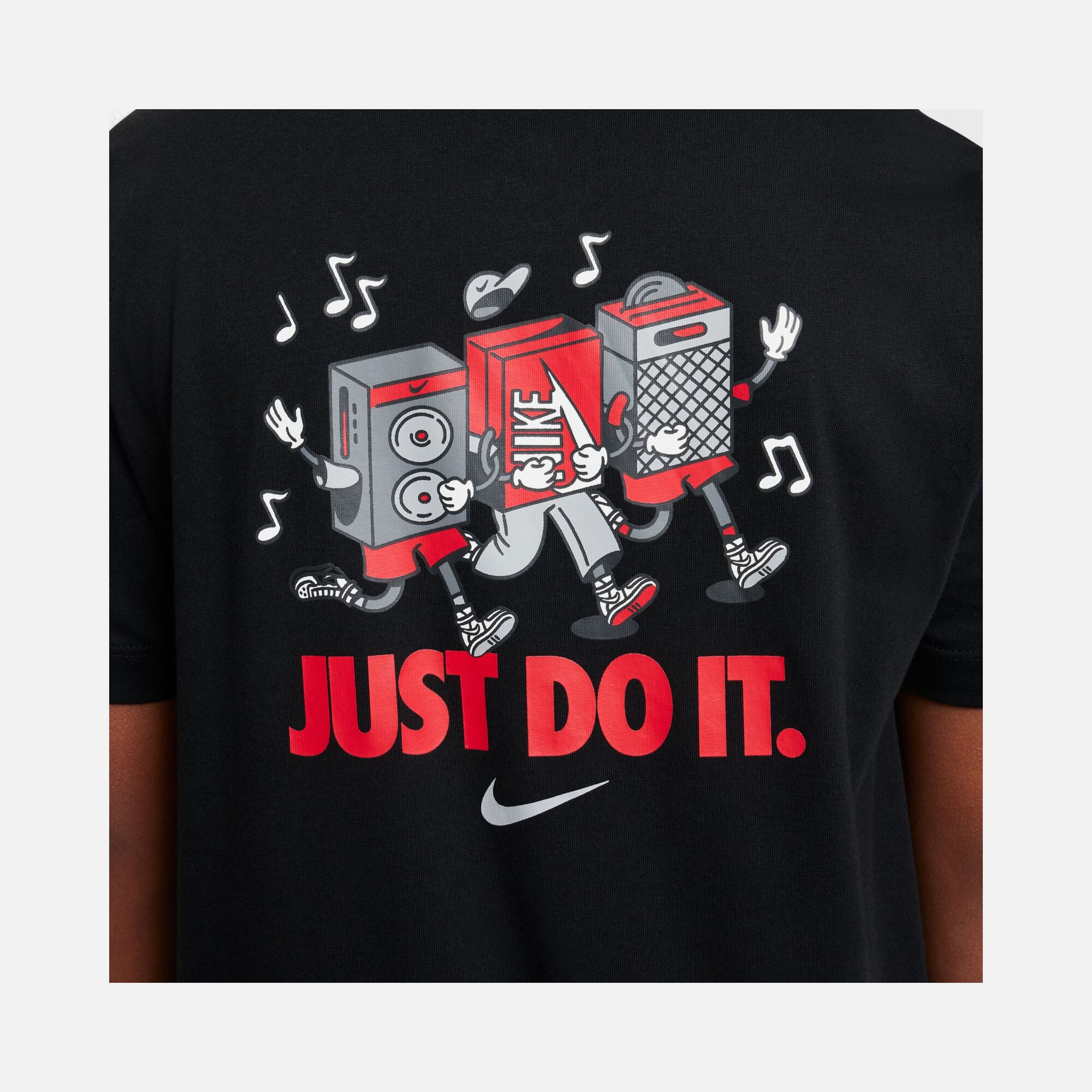 Nike Sportswear Boxy 1 Just Do It Music Graphic Short-Sleeve (Boys') Çocuk Tişört