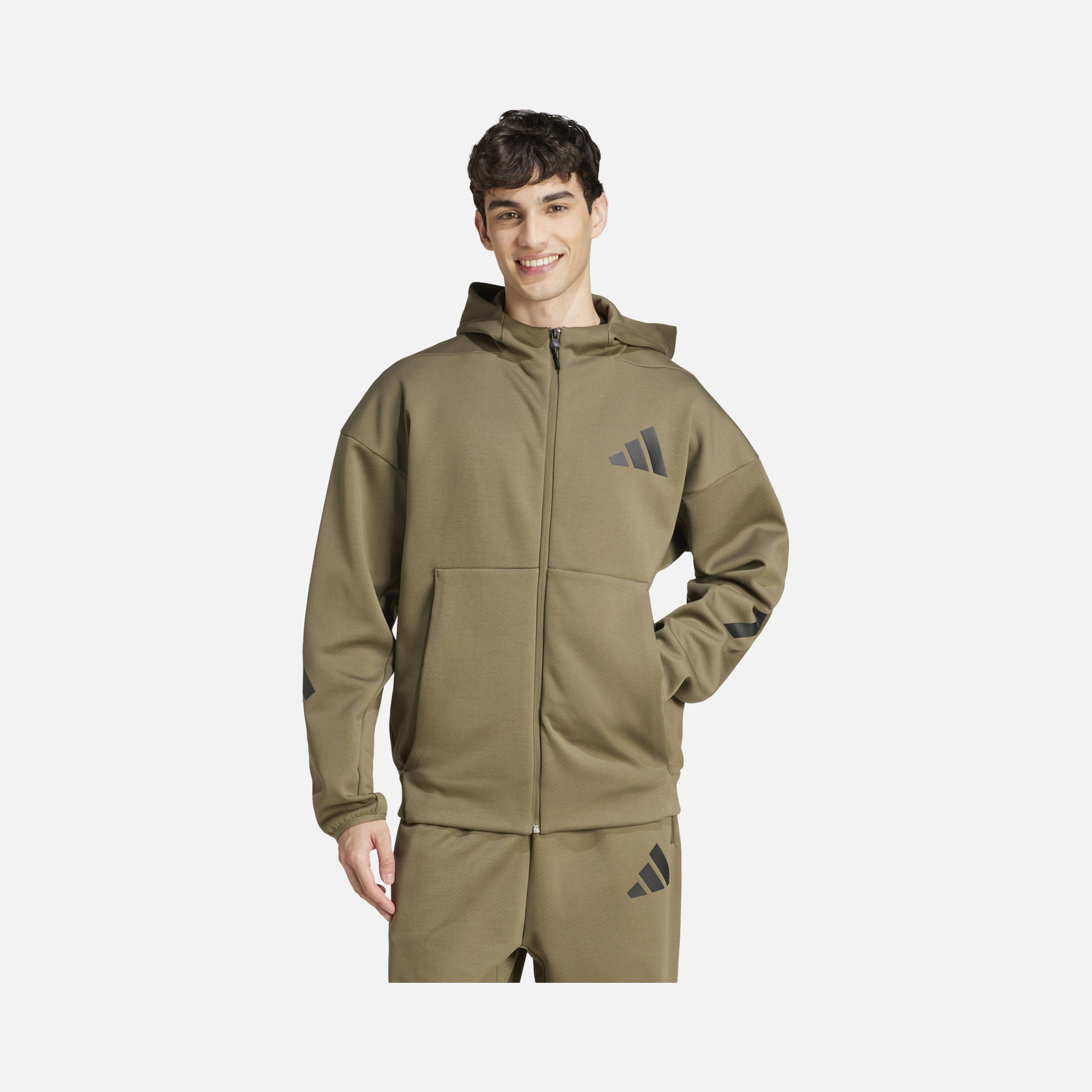 adidas Sportswear Z.N.E. Full-Zip Hooded Erkek Sweatshirt