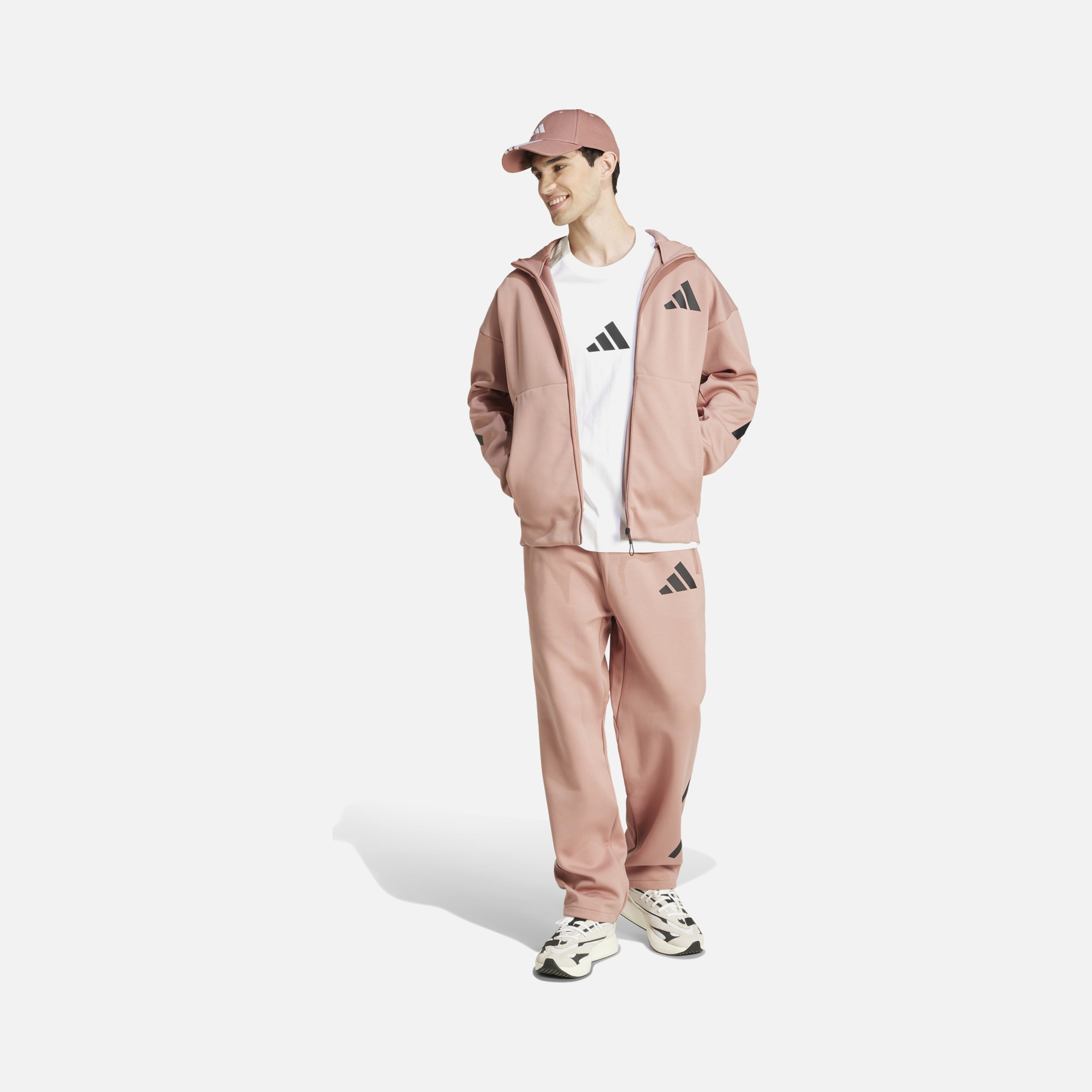 adidas Sportswear Z.N.E. Full-Zip Hooded Erkek Sweatshirt