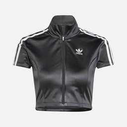 adidas Sportswear Adicolor Cropped Full-Zip Short-Sleeve Kadın Tişört