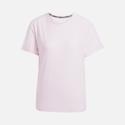 adidas AEROREADY Run Own The 3-Stripes Crew Neck Running Short-Sleeve Kadın Tişört