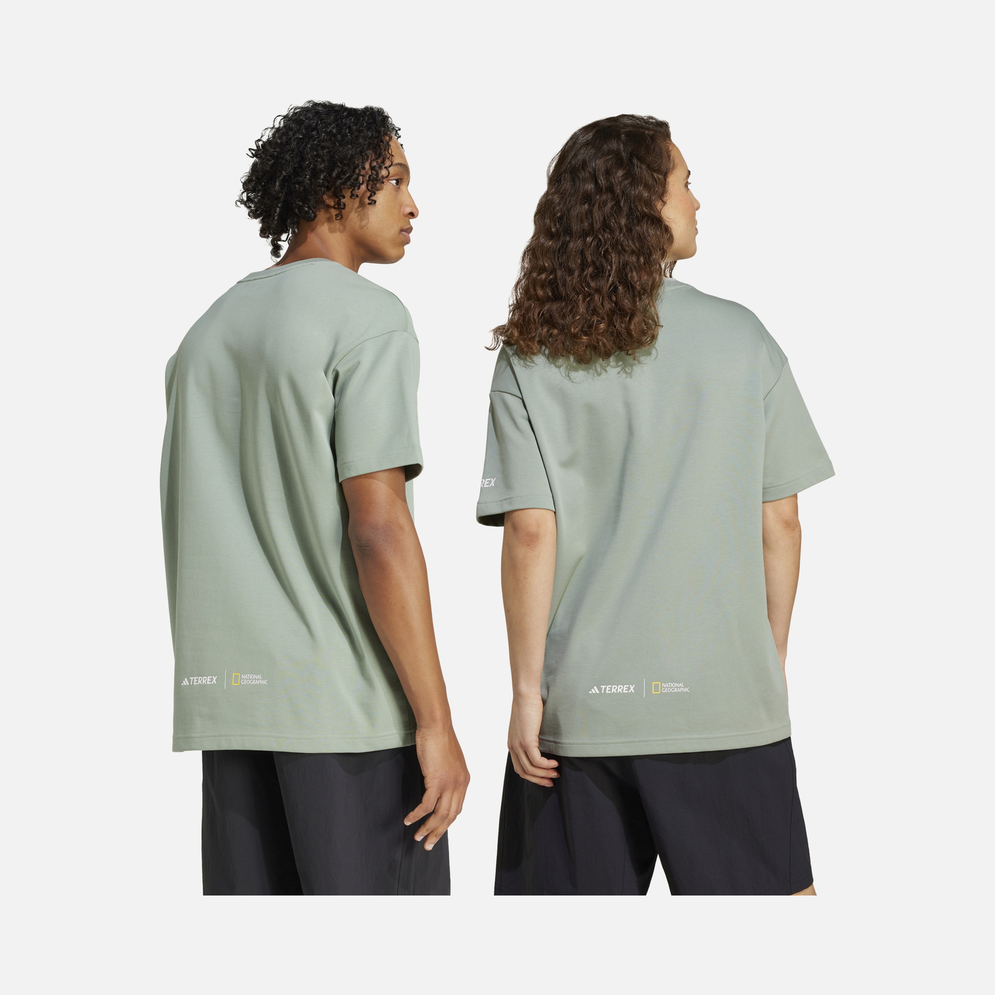 adidas Terrex Look Up From Earth ''National Geographic'' Hiking Short-Sleeve Erkek Tişört