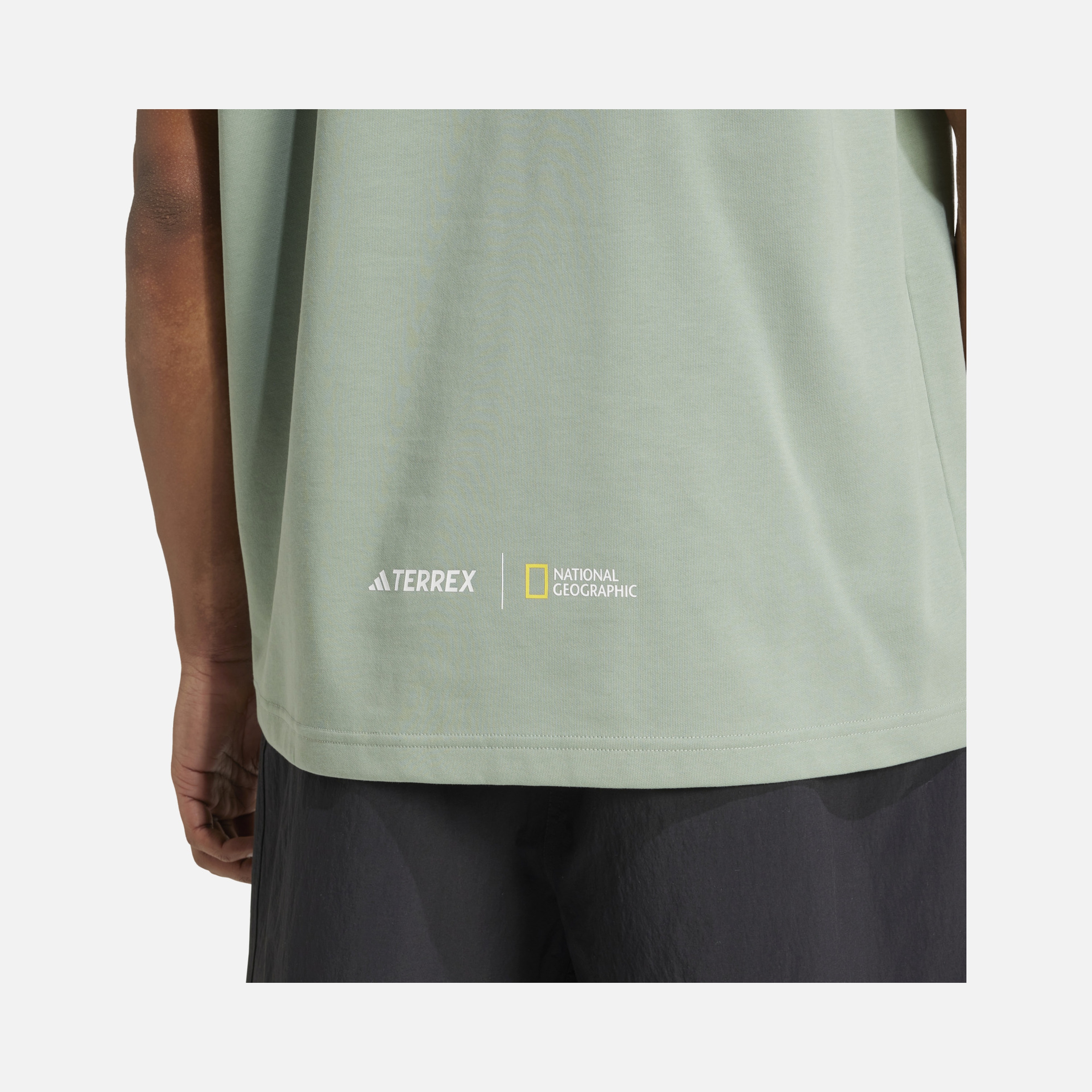 adidas Terrex Look Up From Earth ''National Geographic'' Hiking Short-Sleeve Erkek Tişört
