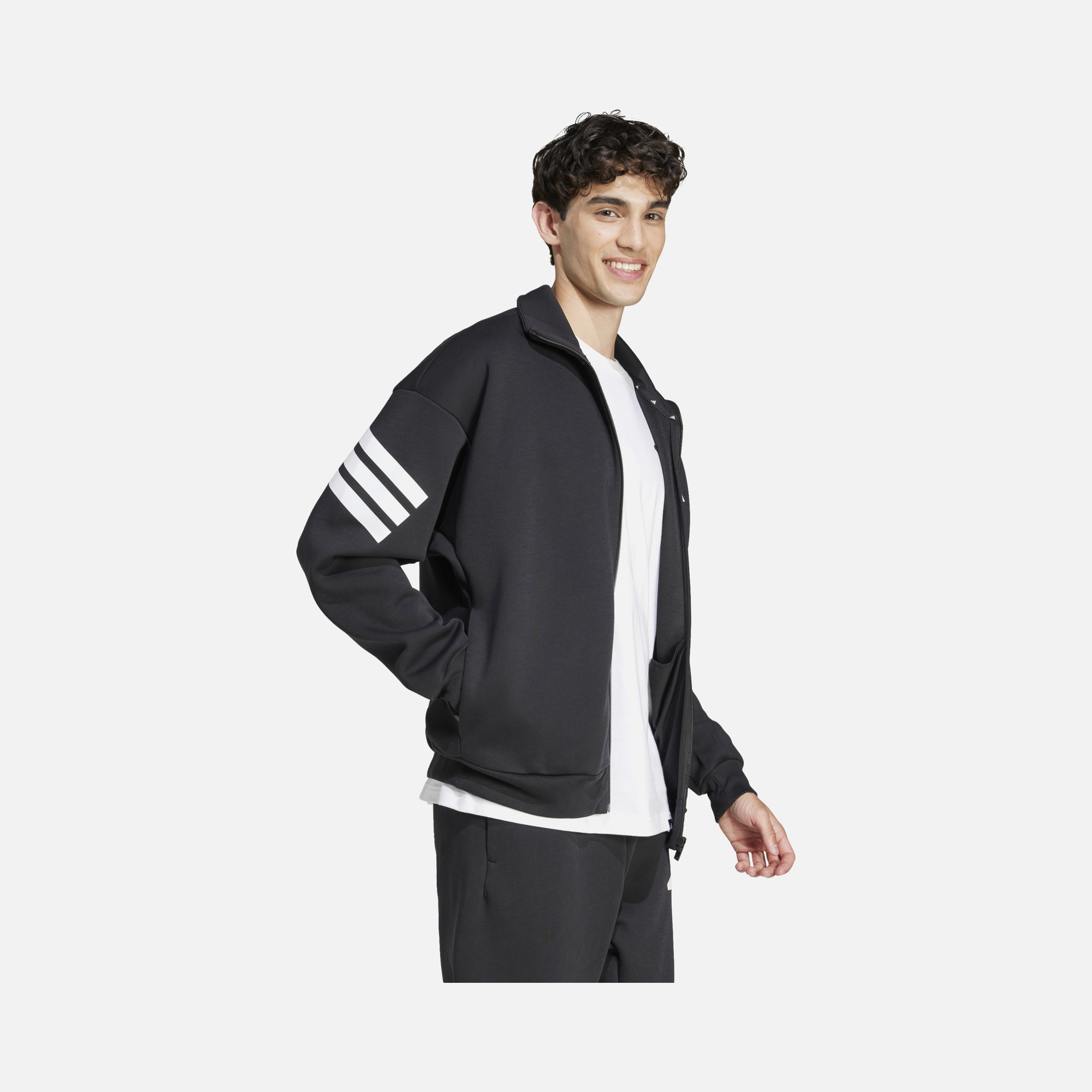 adidas Sportswear Future Icons Angled 3-Stripes Woven Track Full-Zip Erkek Ceket