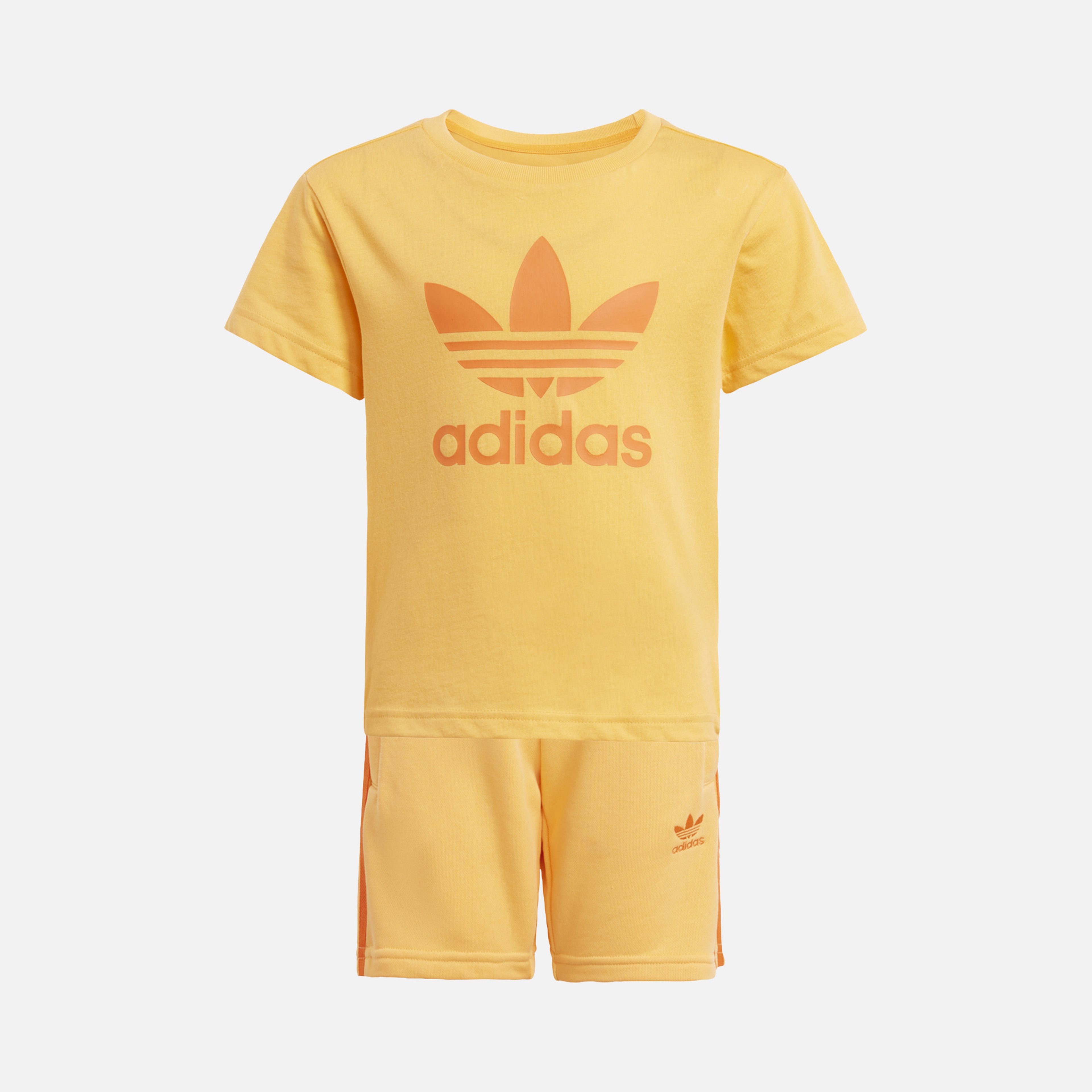 adidas Originals Trefoil Logo 3-Stripes Short-Sleeve Tişört&Şort Çocuk Takım