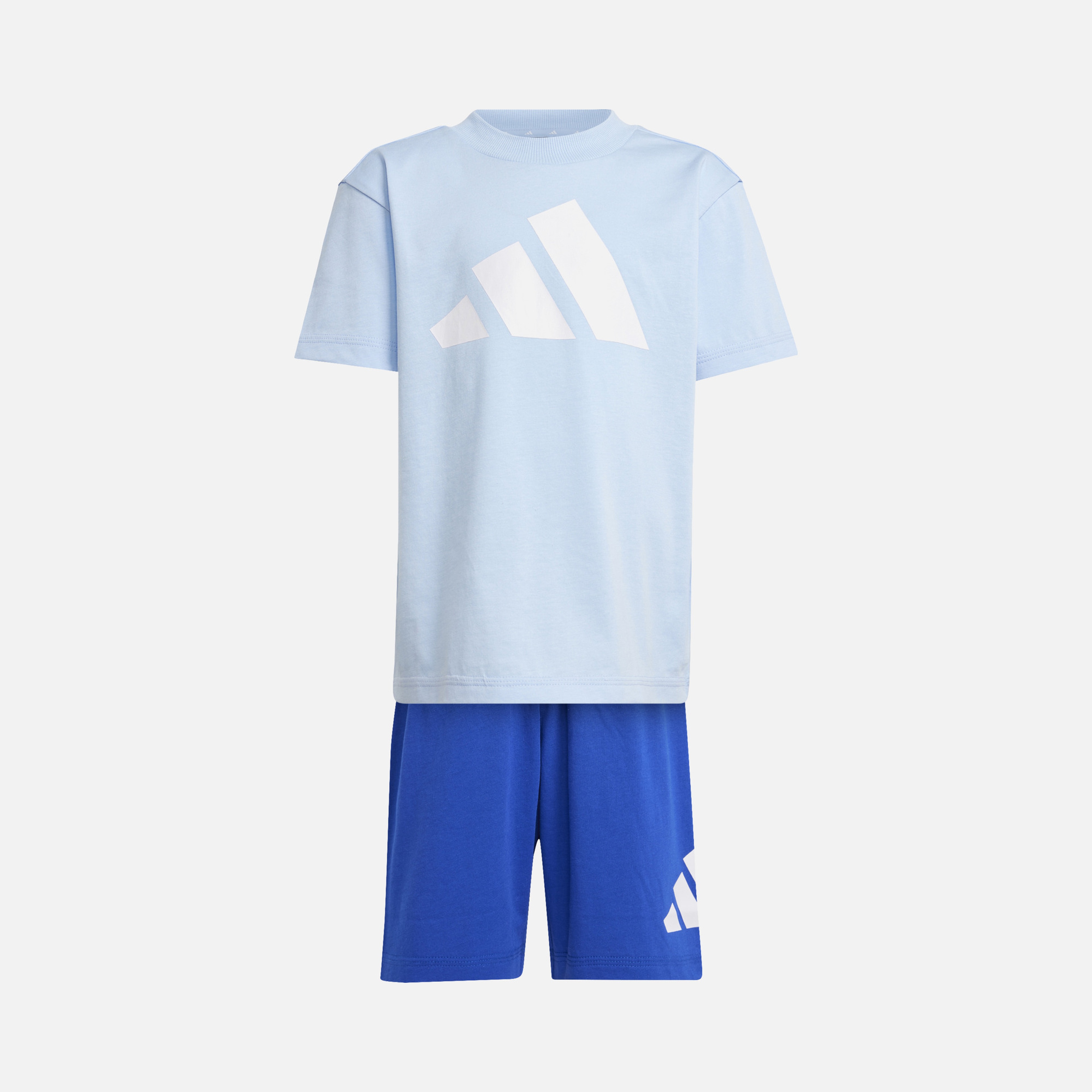 adidas Sportswear Essentials Big 3 Bar Logo Graphic Short-Sleeve Tişört&Şort Çocuk Takım