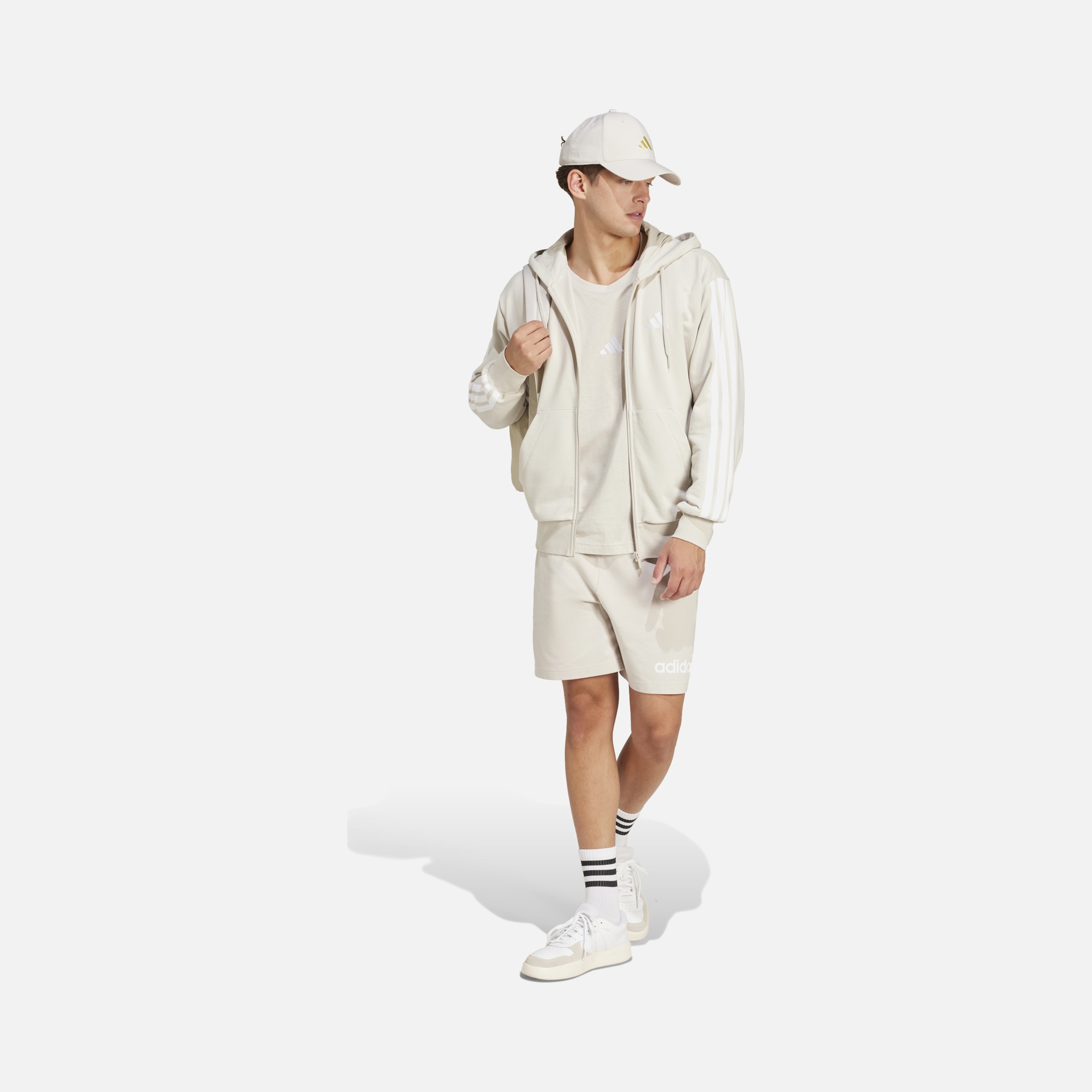 adidas Sportswear Essentials Linear Single Jersey Versatile Erkek Şort
