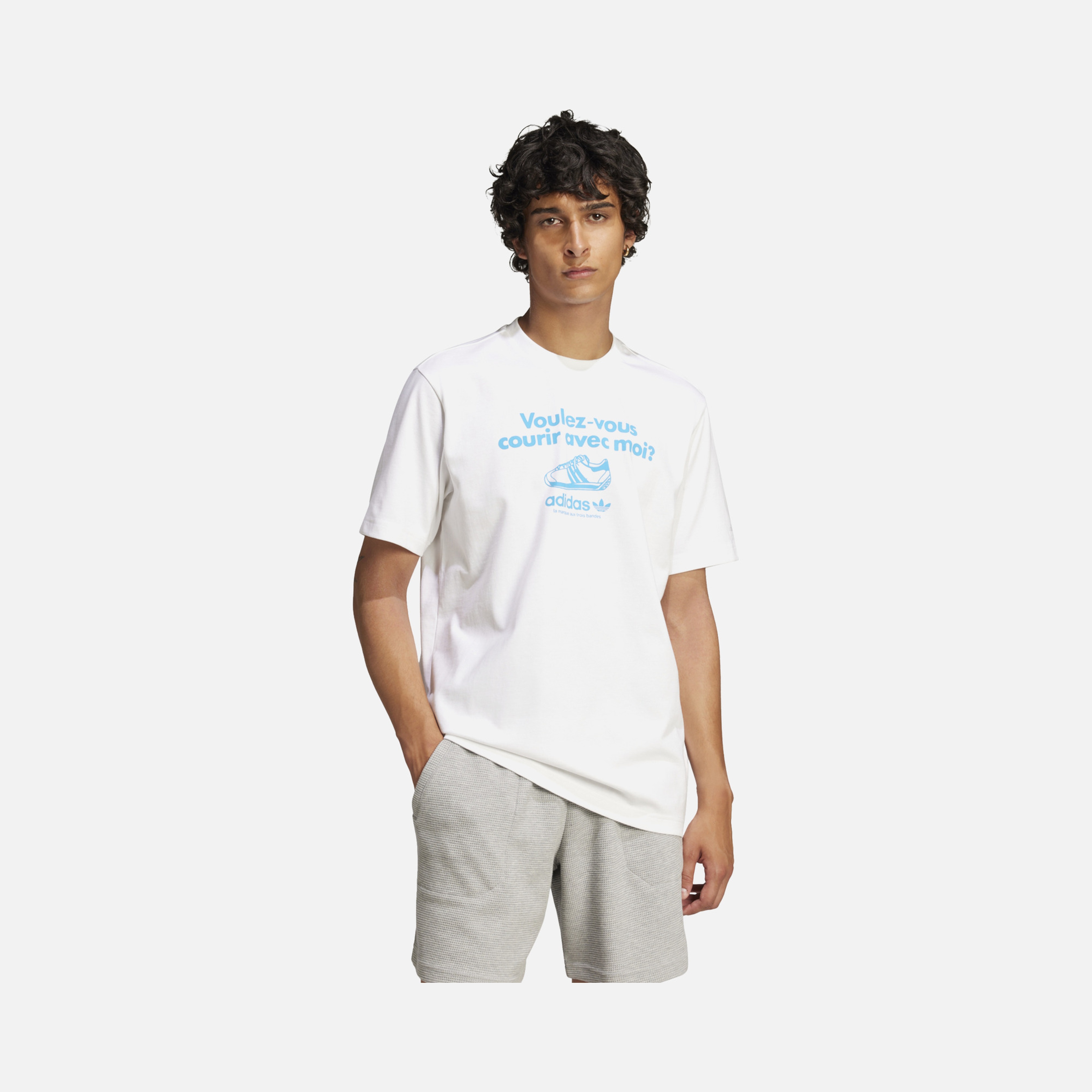 adidas Originals ''Voulez-Vous Courir Avec Moi Graphic'' Short-Sleeve Erkek Tişört