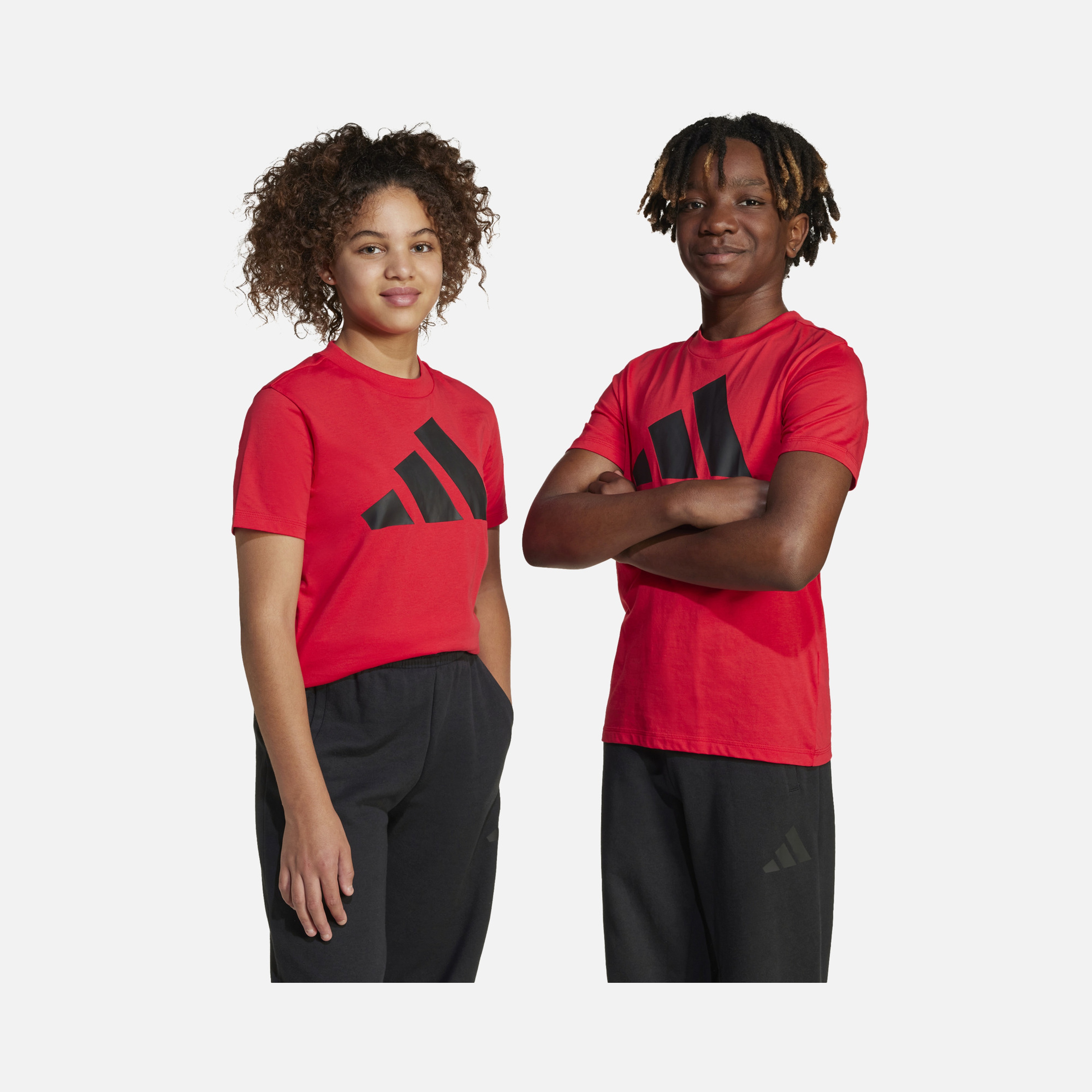 adidas Sportswear Essentials Big 3 Bar Logo Graphic Short-Sleeve Çocuk Tişört