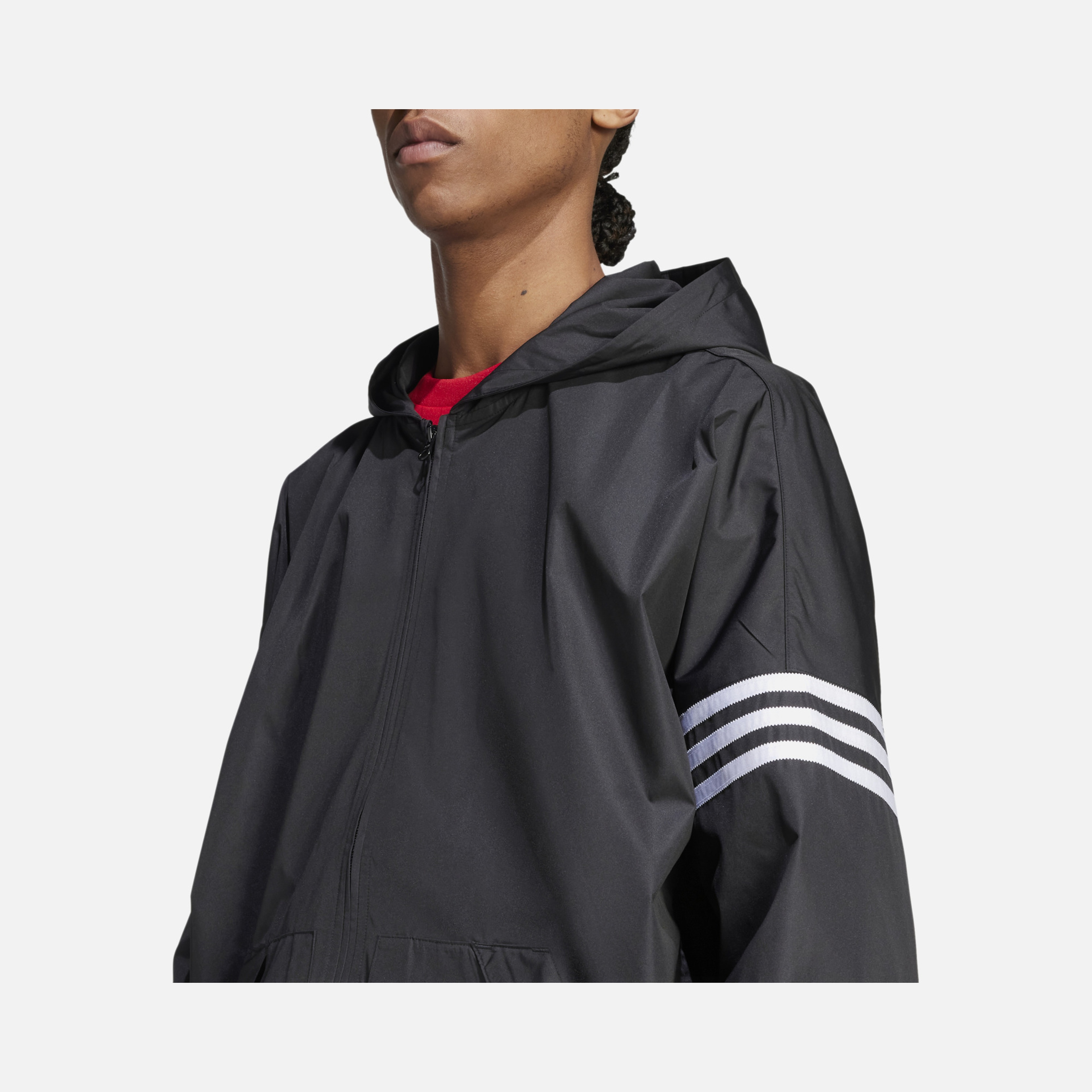 adidas Originals Neuclassics 3-Stripes Loose Cut Full-Zip Hooded Erkek Sweatshirt