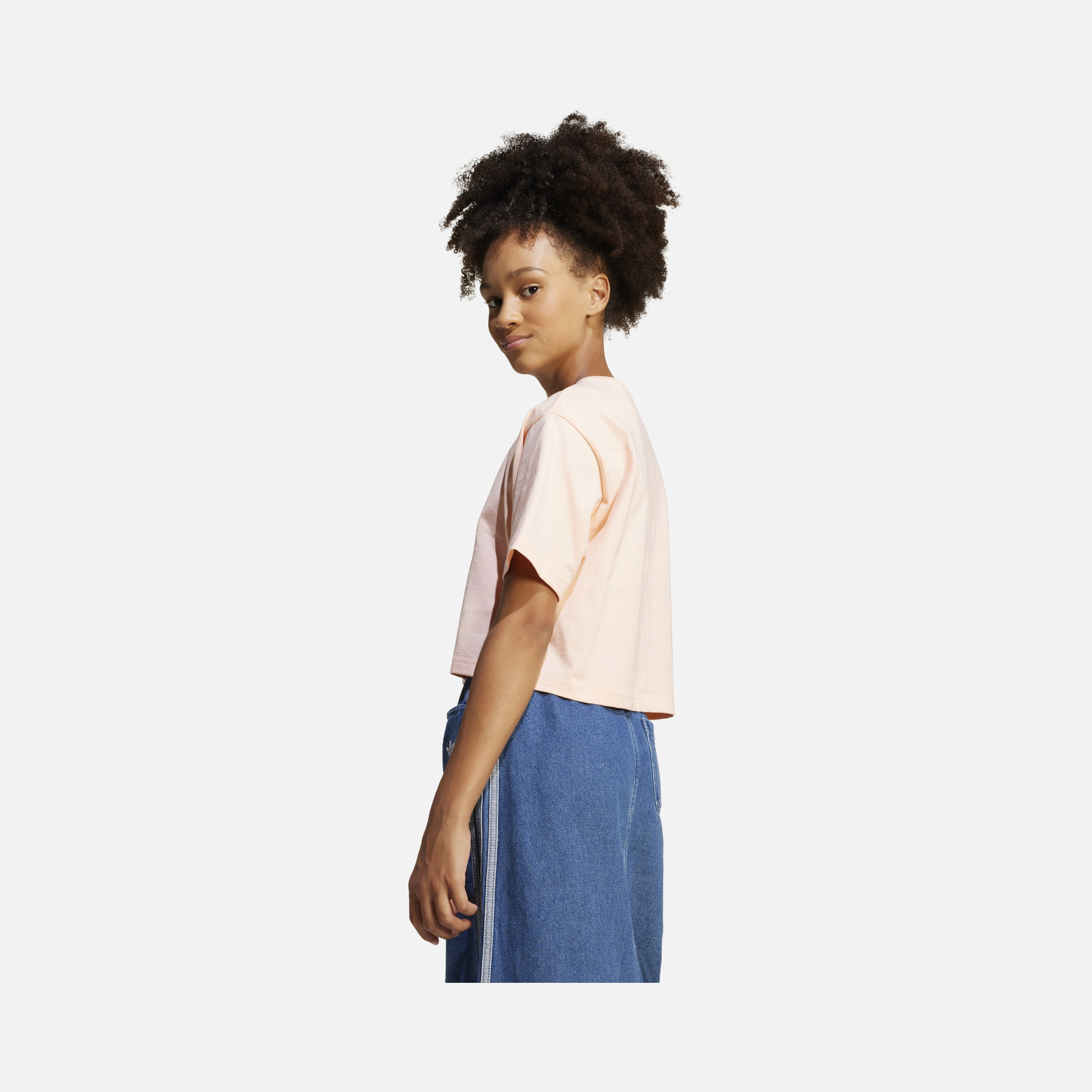 adidas Originals Oversize Cropped Short-Sleeve Çocuk Tişört