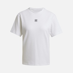 adidas Originals Essentials Wide Ribbed Fabric Texture Short-Sleeve Kadın Tişört