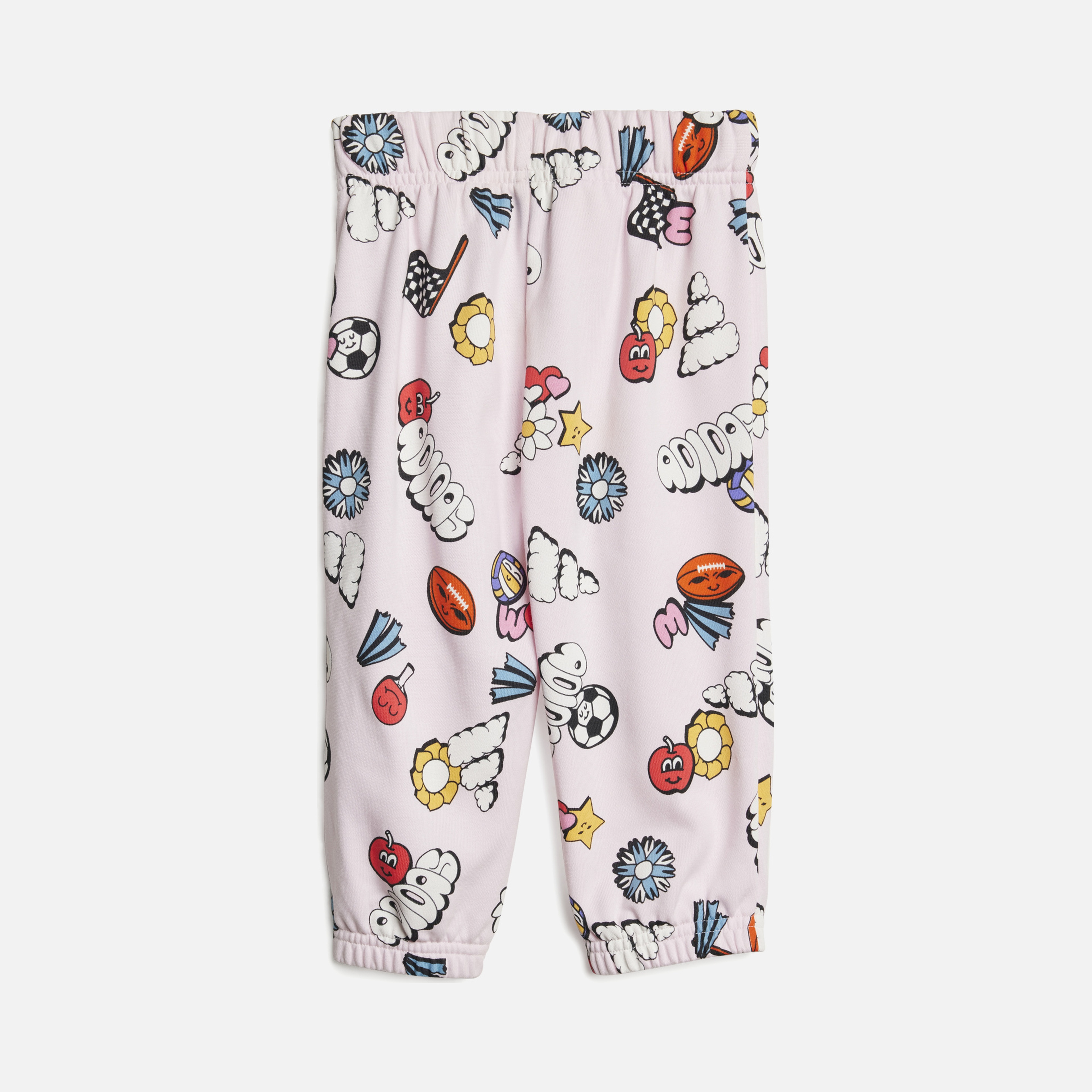 adidas Seasonal Essentials Fun All Over Printed French Terry 2 Snaps on Shoulder Bebek Eşofman Takımı