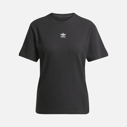 adidas Originals Essentials Wide Ribbed Fabric Texture Short-Sleeve Kadın Tişört