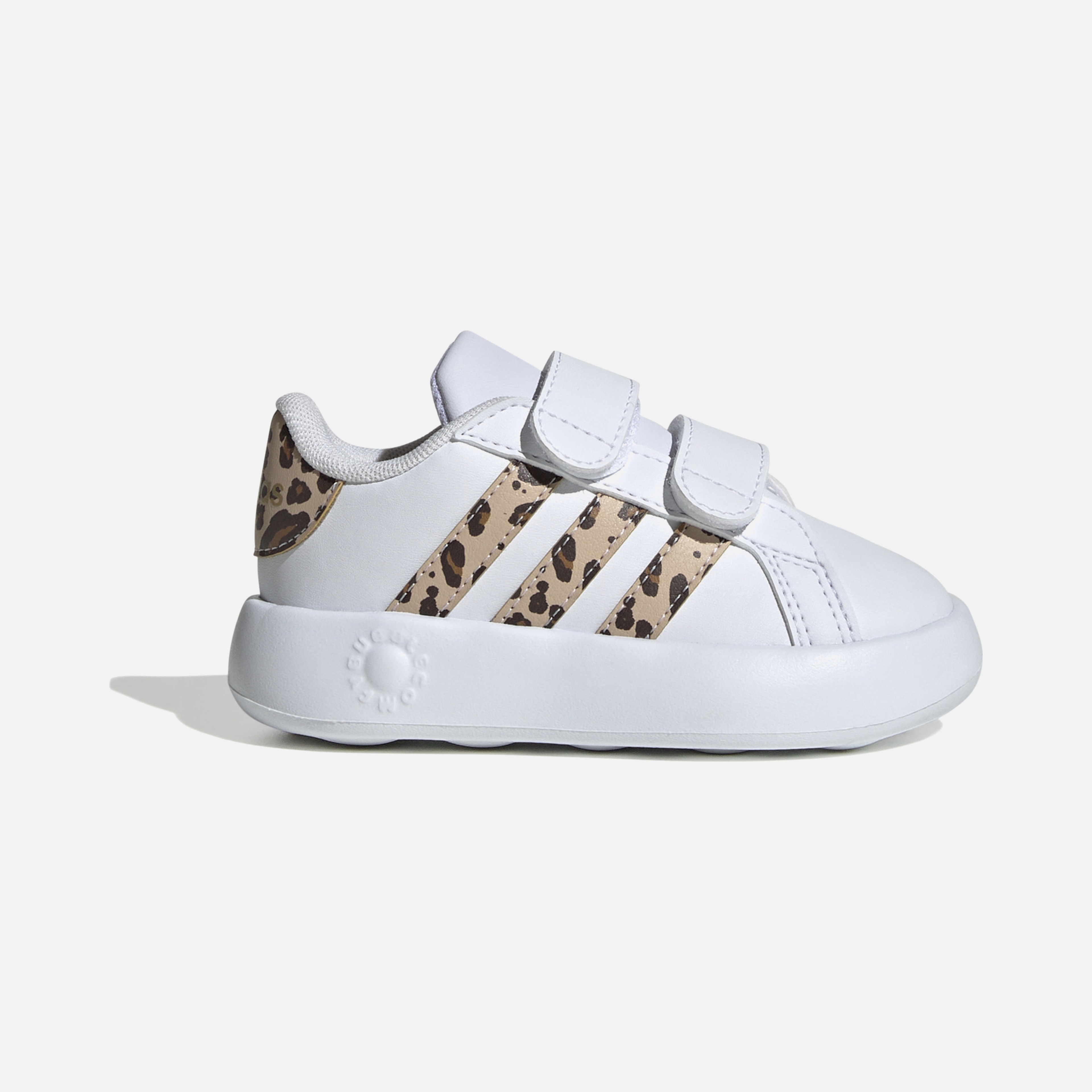 Детские кроссовки adidas Grand Court 2.0 3-Stripes Animal Pattern Details (TDV)