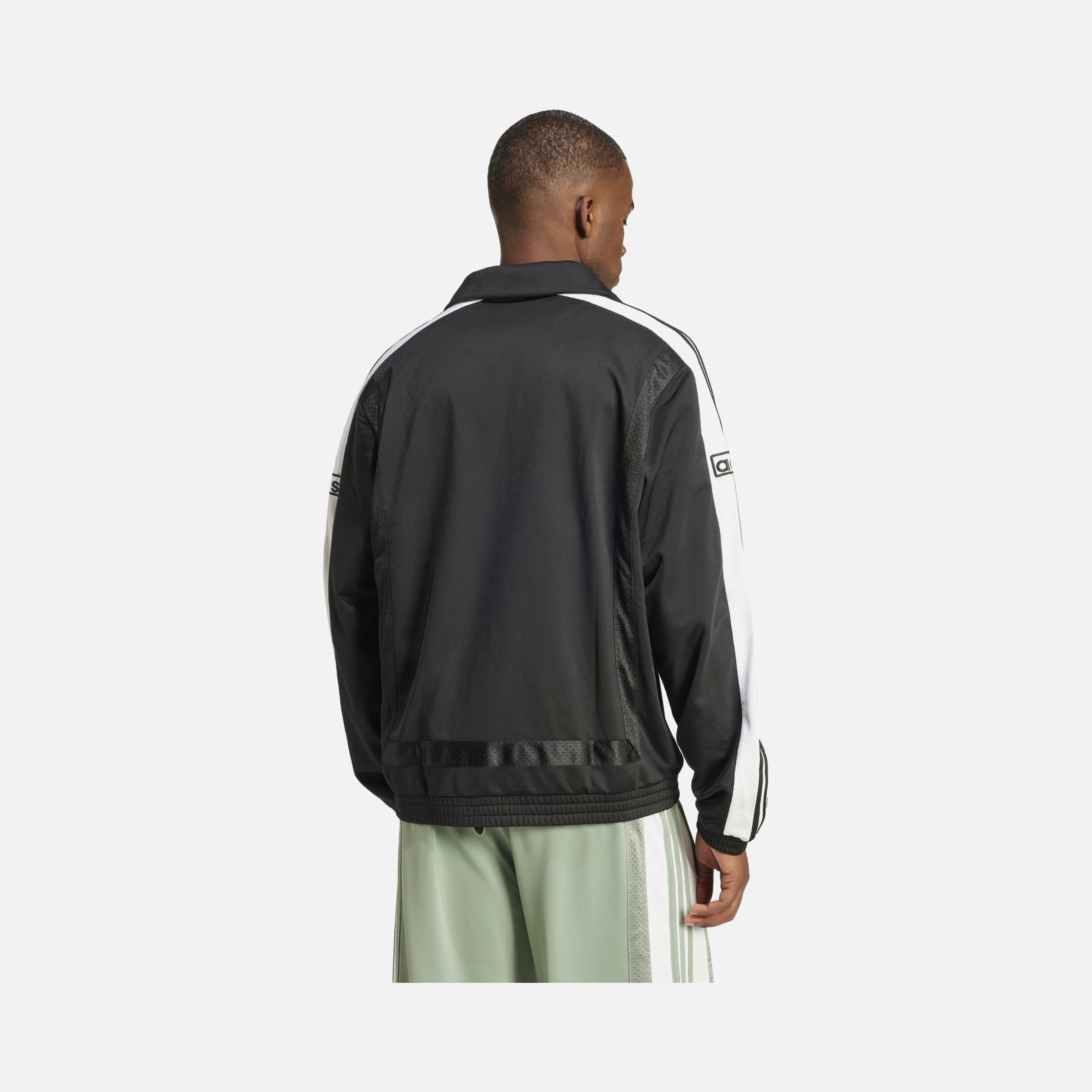 adidas Originals Adibreak Knitted Iconic 3-Stripes Loose Cut Full-Zip Erkek Sweatshirt