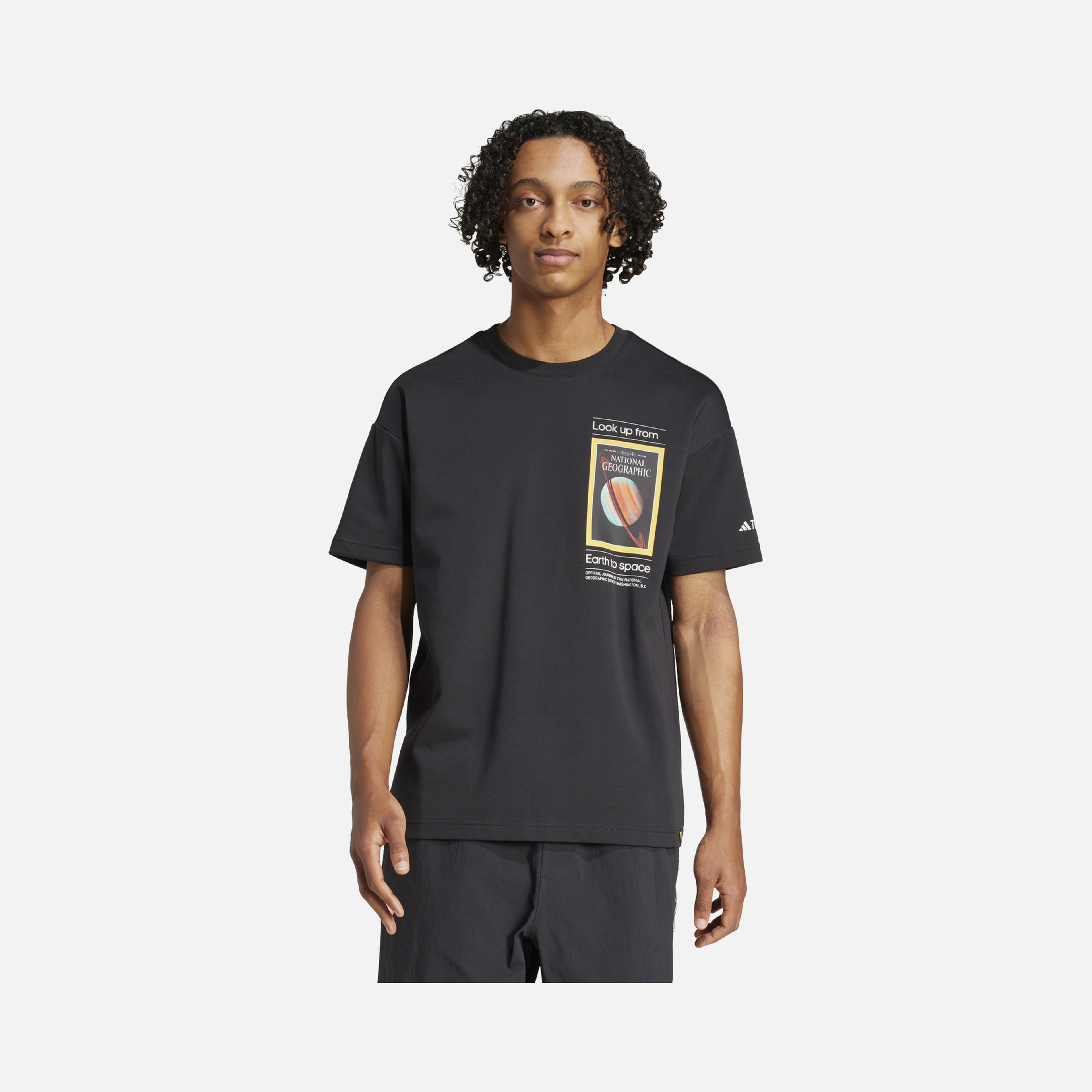 adidas Terrex Look Up From Earth ''National Geographic'' Hiking Short-Sleeve Erkek Tişört